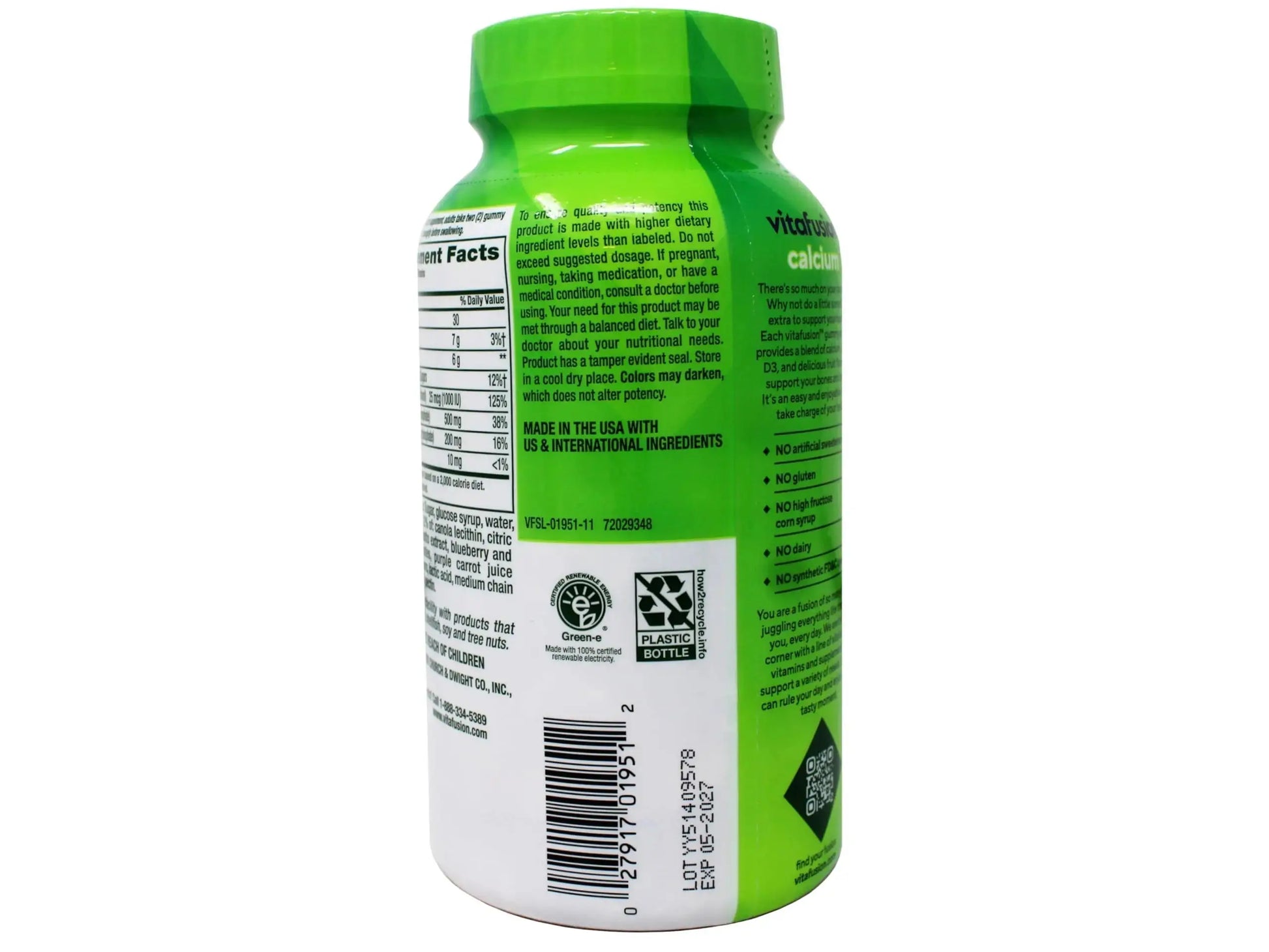 Vitafusion Calcium Adult Gummy Vitamins, 100 Gummy Vitamins Vitafusion Au supplements
