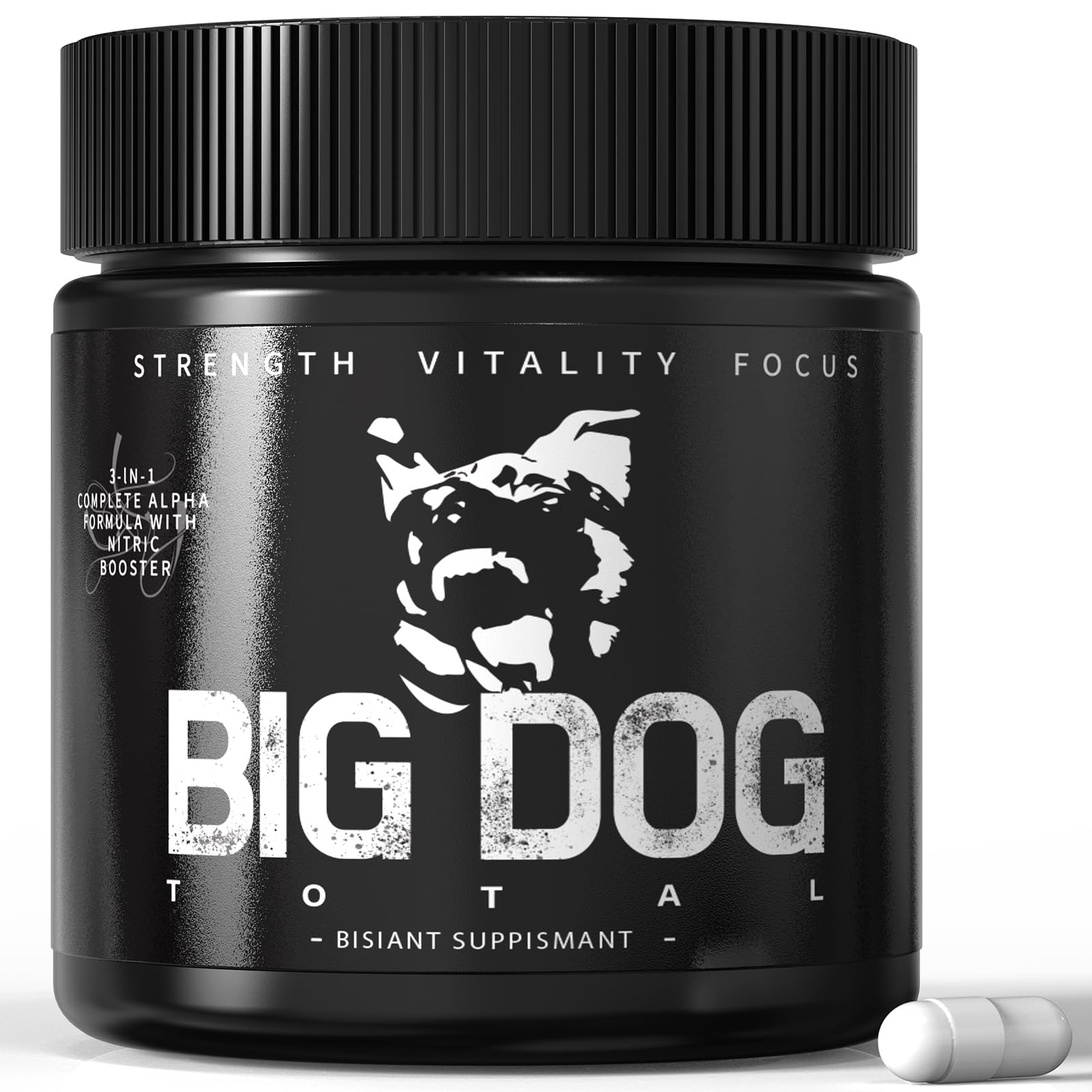 Big Dog Total Male 3-in-1 Total Alpha Blend Men’s Must-Have, Non-GMO - Natural Energy & Endurance Support, 60 Count (Big Dog Total - 1Pcs) FMRFMR Au supplements