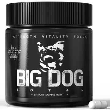 Big Dog Total Male 3-in-1 Total Alpha Blend Men’s Must-Have, Non-GMO - Natural Energy & Endurance Support, 60 Count (Big Dog Total - 1Pcs) FMRFMR Au supplements