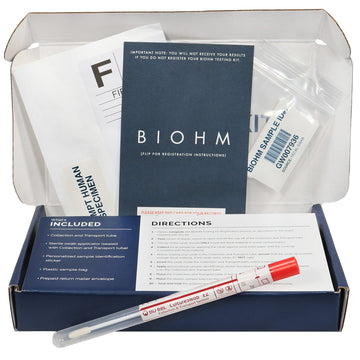 BIOHM Gut Health Test Kit for Microbiome and Digestive Health Analysis, Home Test Kit with Gut Score, Easy-to-Read Results and Actionable Recommendations BIOHM Au supplements