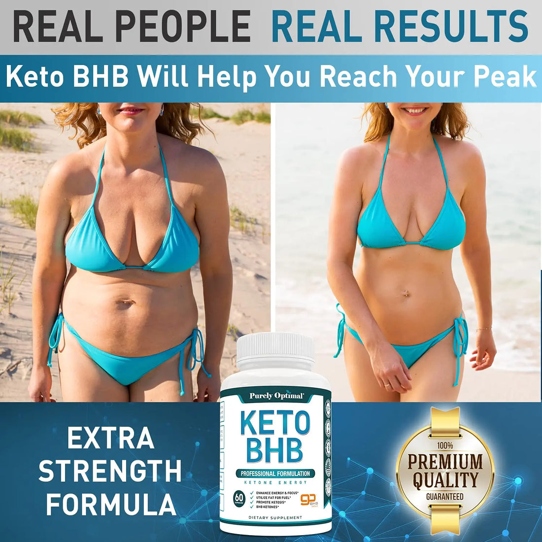 Purely Optimal Keto BHB Exogenous Ketones Supplement - Keto Diet Pills for Ketosis Purely Optimal Au supplements