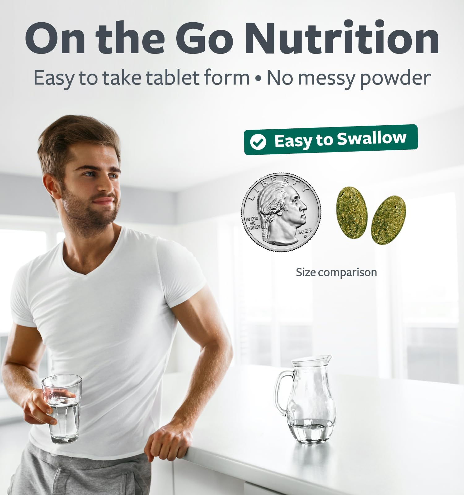 USDA Organic Super Greens Supplement - Organic Greens Fruits and Vegetable Supplement for Adults with 28 Superfood Complex with Superfruits Roots Herbs & More - Vegan & Non-GMO (Up to 1 Month Supply) Healths Harmony Au supplements