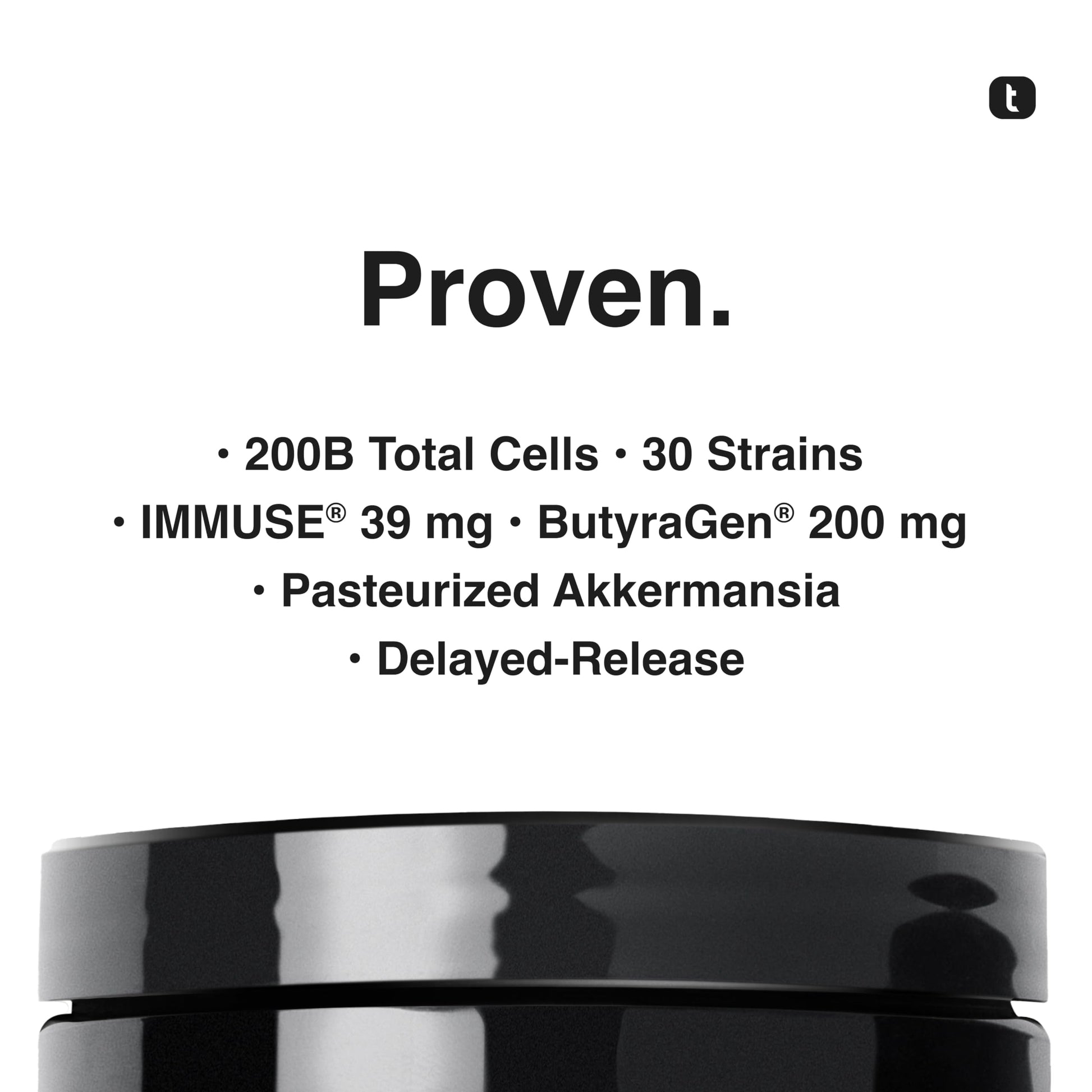 Toniiq Prebiotics and Probiotics – 200B TFU with Postbiotics IMMUSE® & ButyraGen® – 30 Strains – Shelf-Stable Synbiotic Formula – Third-Party Tested – 60 Capsules Toniiq Au supplements