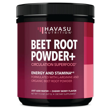Organic Beet Root Powder with BCAA and L-Arginine for Energy and Stamina Support HAVASU NUTRITION Au supplements