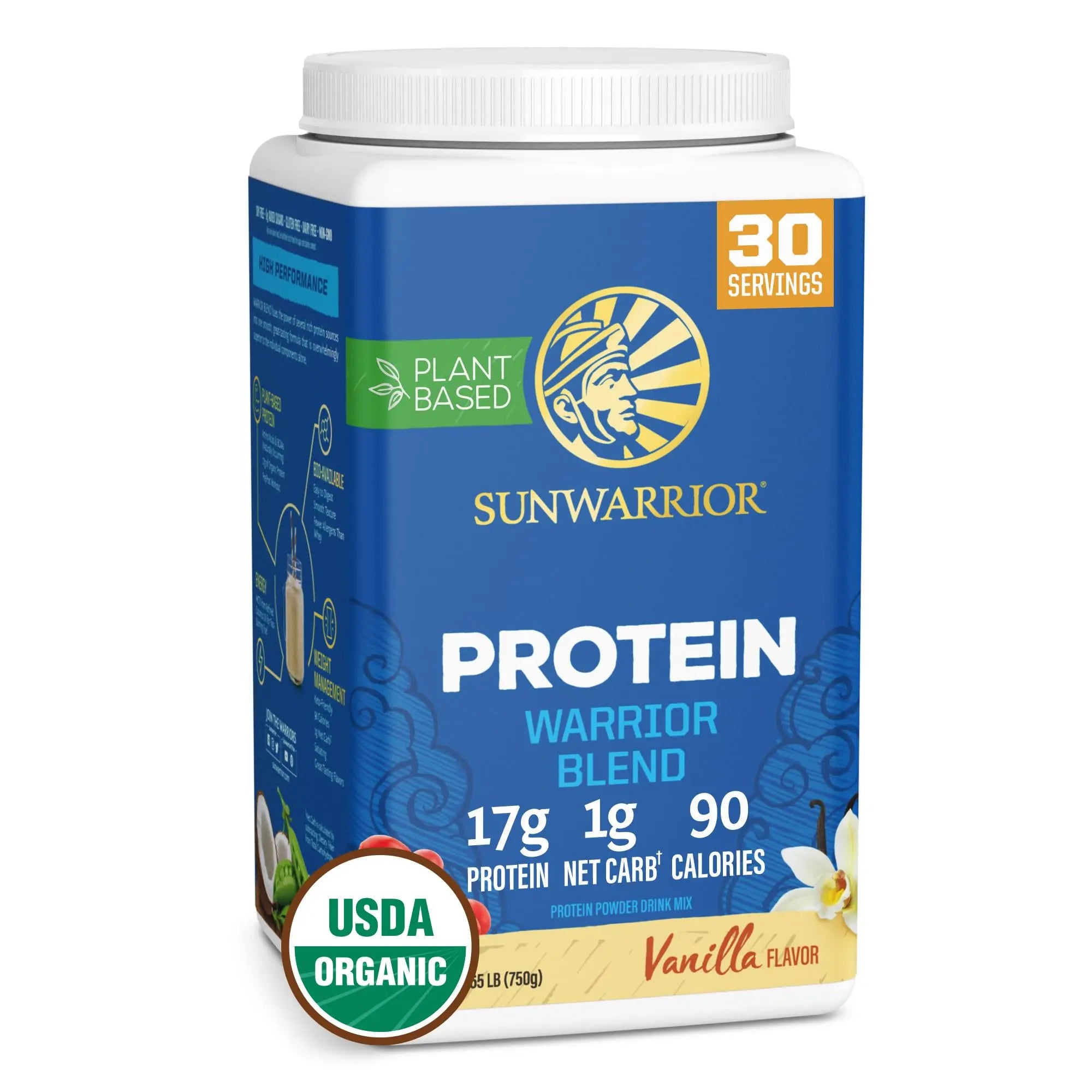 Sunwarrior Vegan Protein Powder Organic Plant-Based Protein | BCAA Amino Acids Hemp Seed Plant Protein | Soy Free Dairy Free Gluten Free Synthetic Free Non-GMO Sunwarrior Au supplements