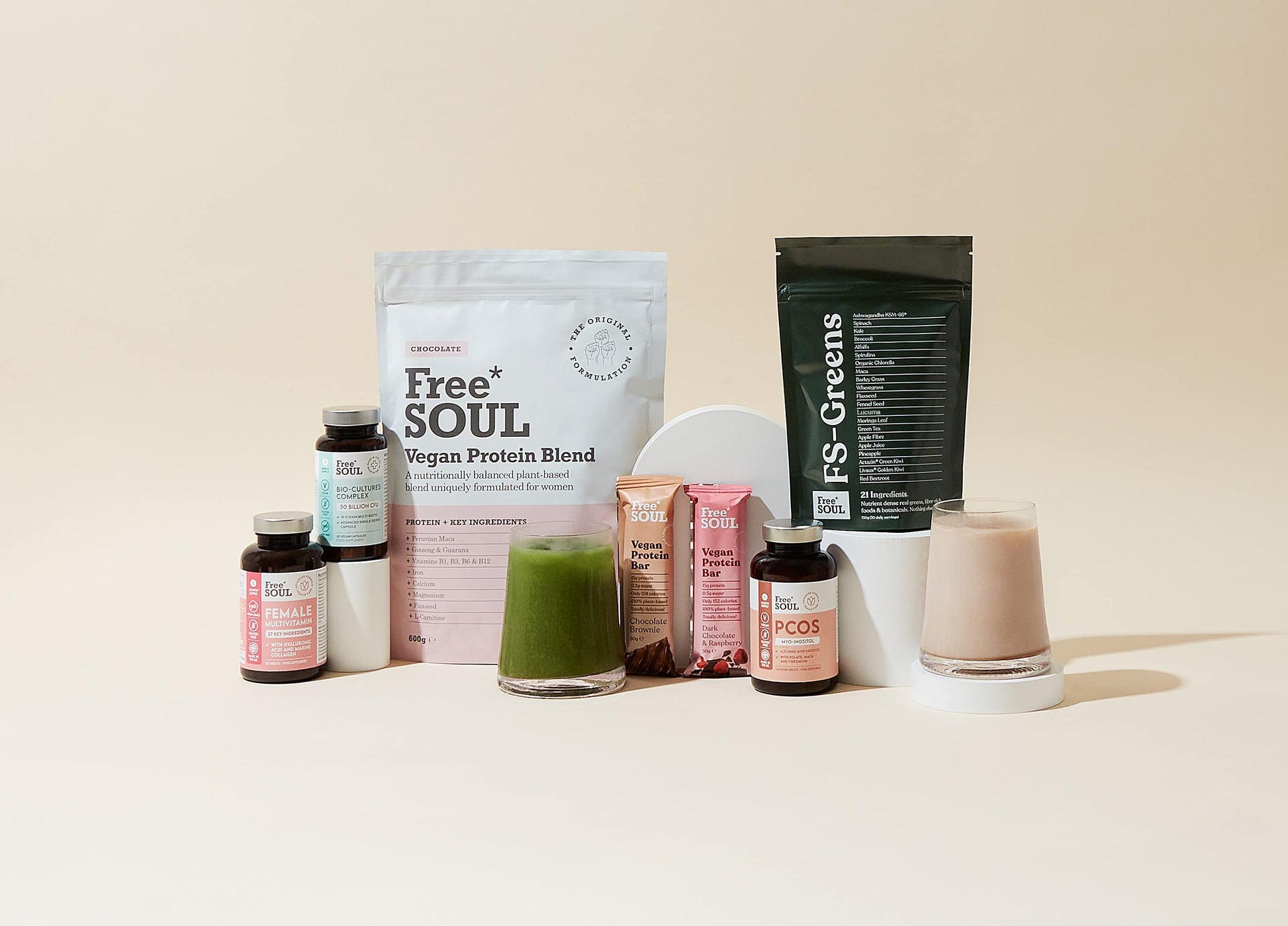 Women's Multivitamins and Minerals with Collagen & Hyaluronic Acid - 27 Essential Free Soul Au supplements