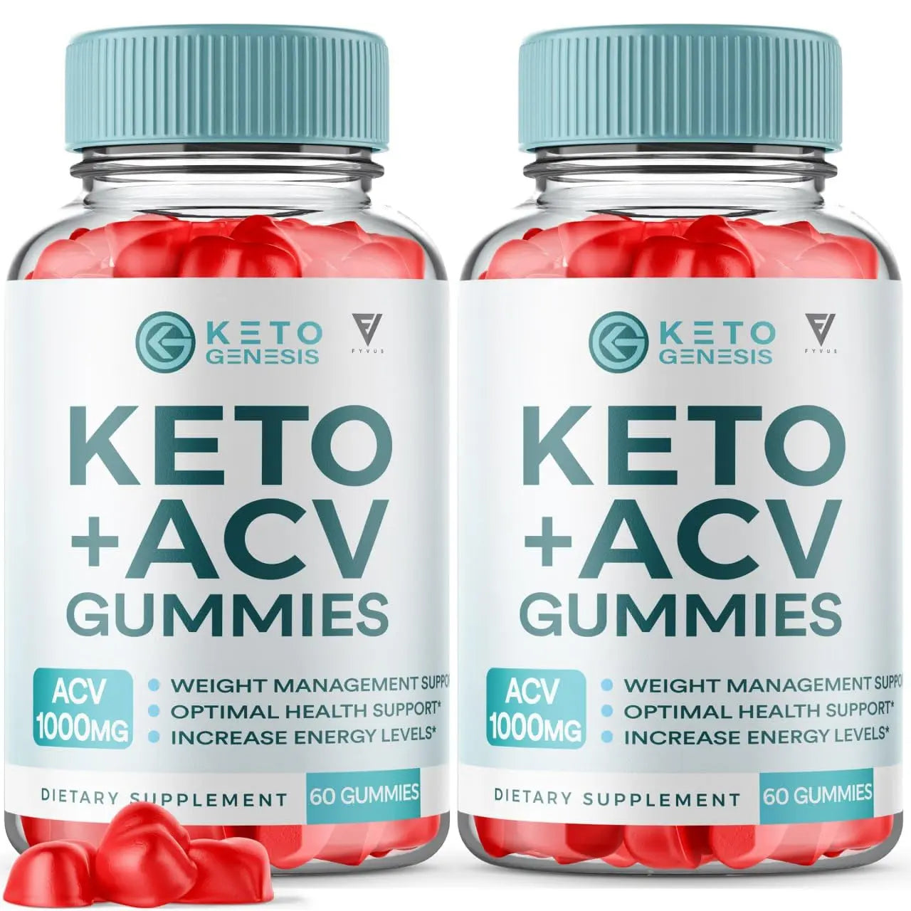 (2 Pack) Keto Genesis Keto ACV Gummies Advanced Weight Loss, Ketogenesis Keto Fyvus Au supplements