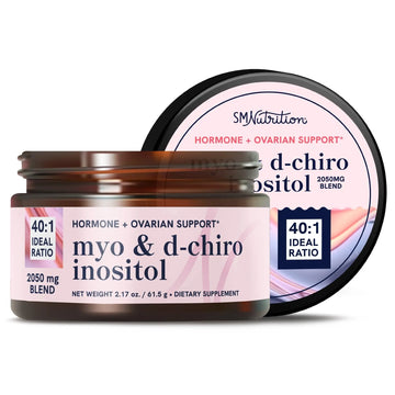 Myo-Inositol & D-Chiro Inositol Powder | Hormone Balance for Women | Ideal 40:1 Ratio SMNutrition Au supplements