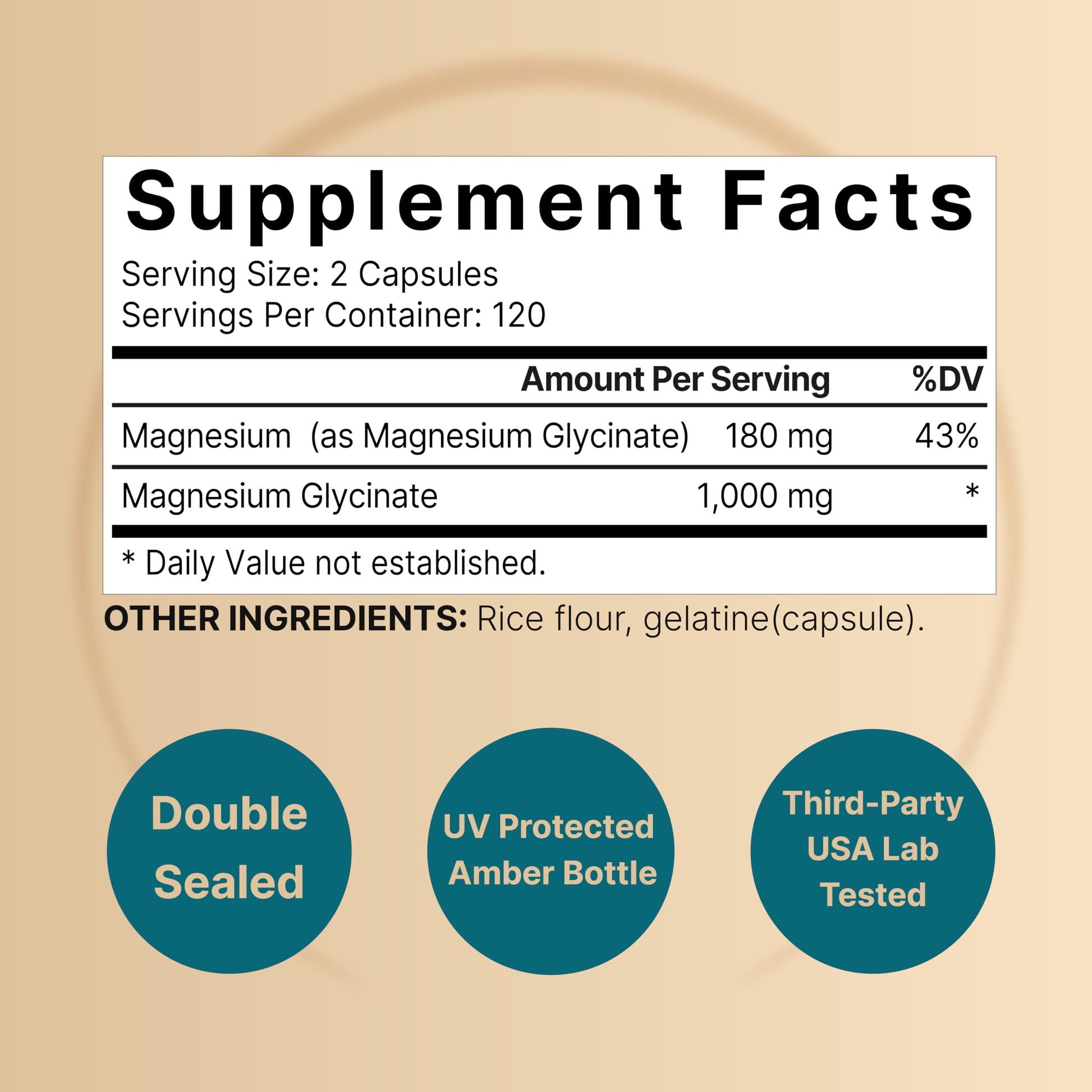 NatureBell Magnesium Glycinate Supplement 1,000mg | 500mg Per Capsule, 240 Pills NatureBell Au supplements