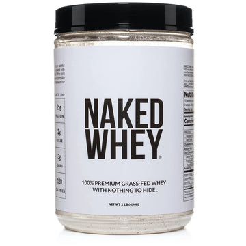 Naked Nutrition Naked Whey 1Lb - Only 1 Ingredient, Grass Fed Whey Protein Powder Naked Nutrition Au supplements