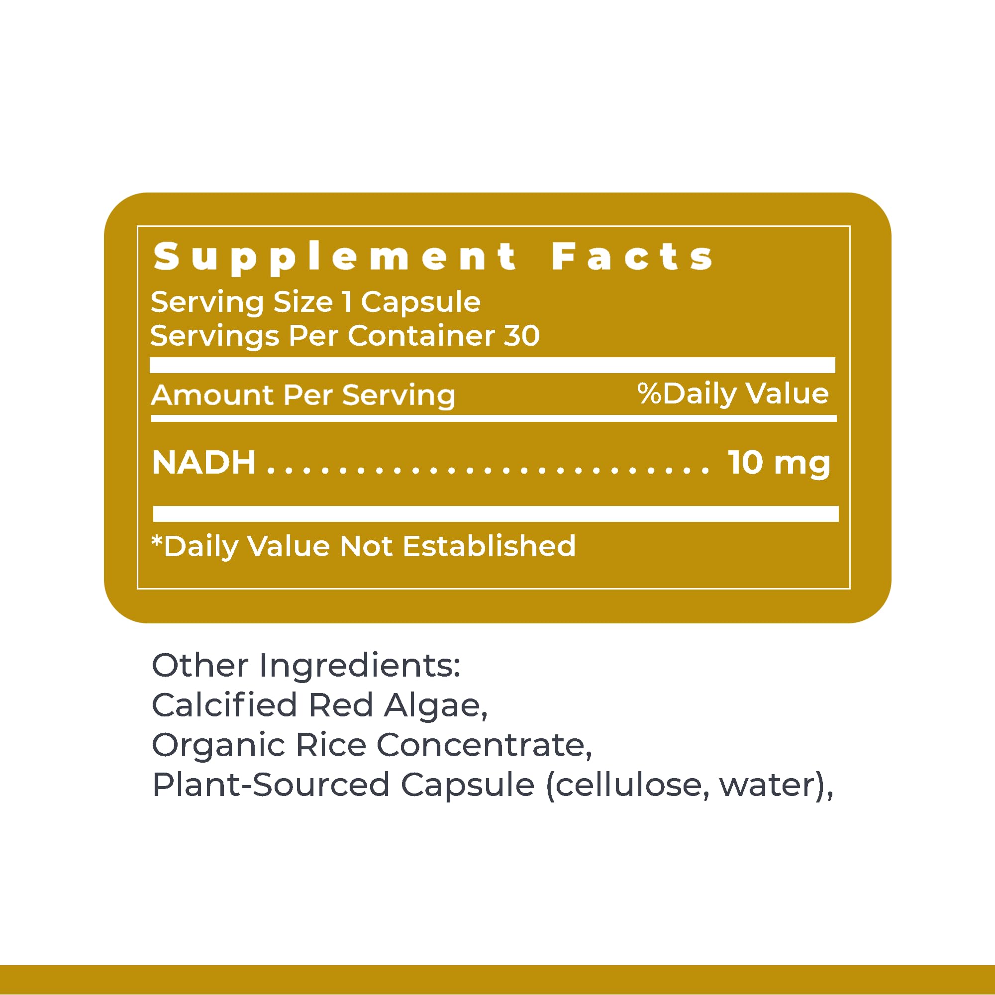 Premier Research Labs NADH - NADH Supplement, NAD Supplement for Men & Women, Nicotinamide Adenine Dinucleotide, Cell Regenerator, Respiratory Support - 30 Vegetarian Capsules Premier Research Labs Au supplements