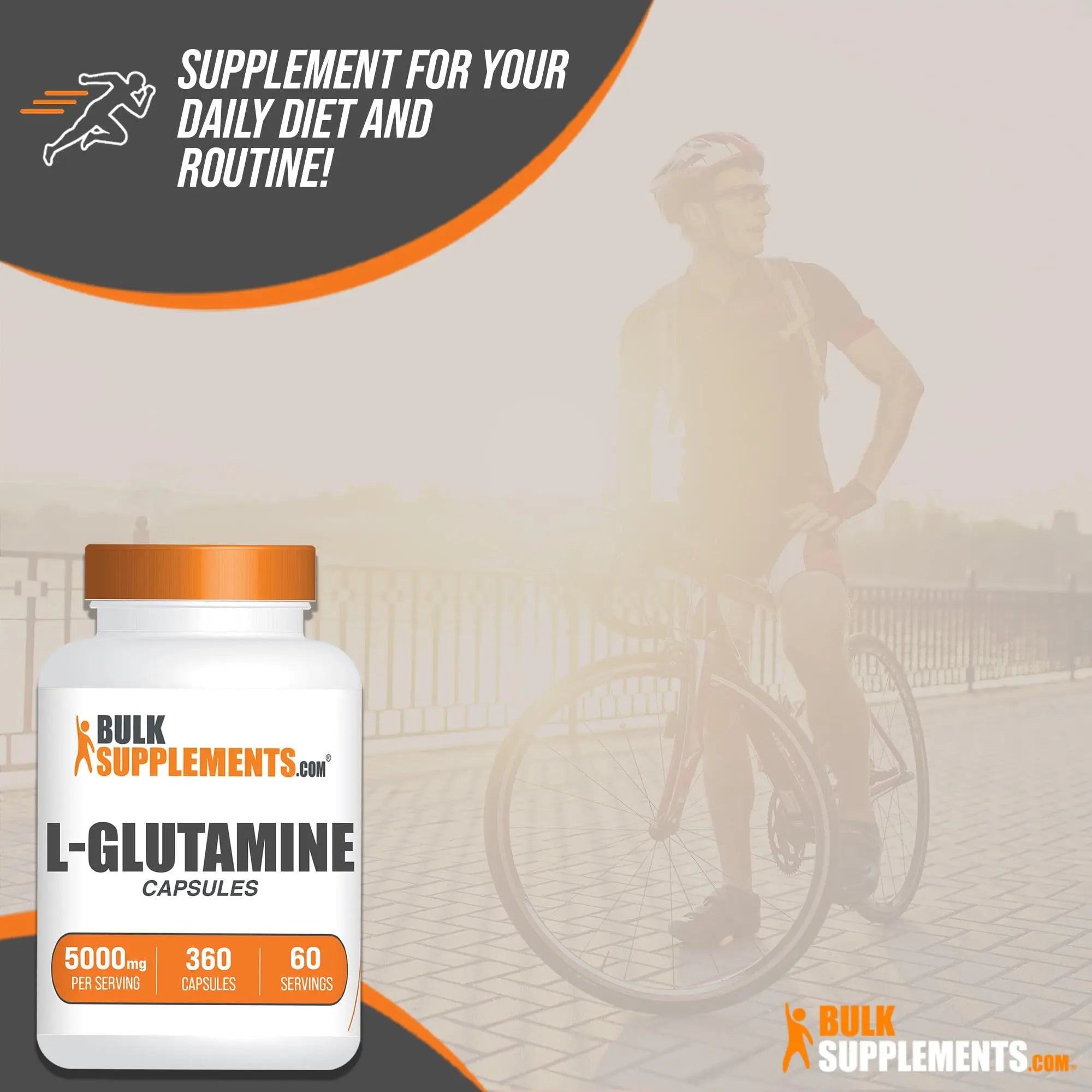 BULKSUPPLEMENTS.COM L-Glutamine Capsules - Glutamine Supplement, L Glutamine BULKSUPPLEMENTS.COM Au supplements