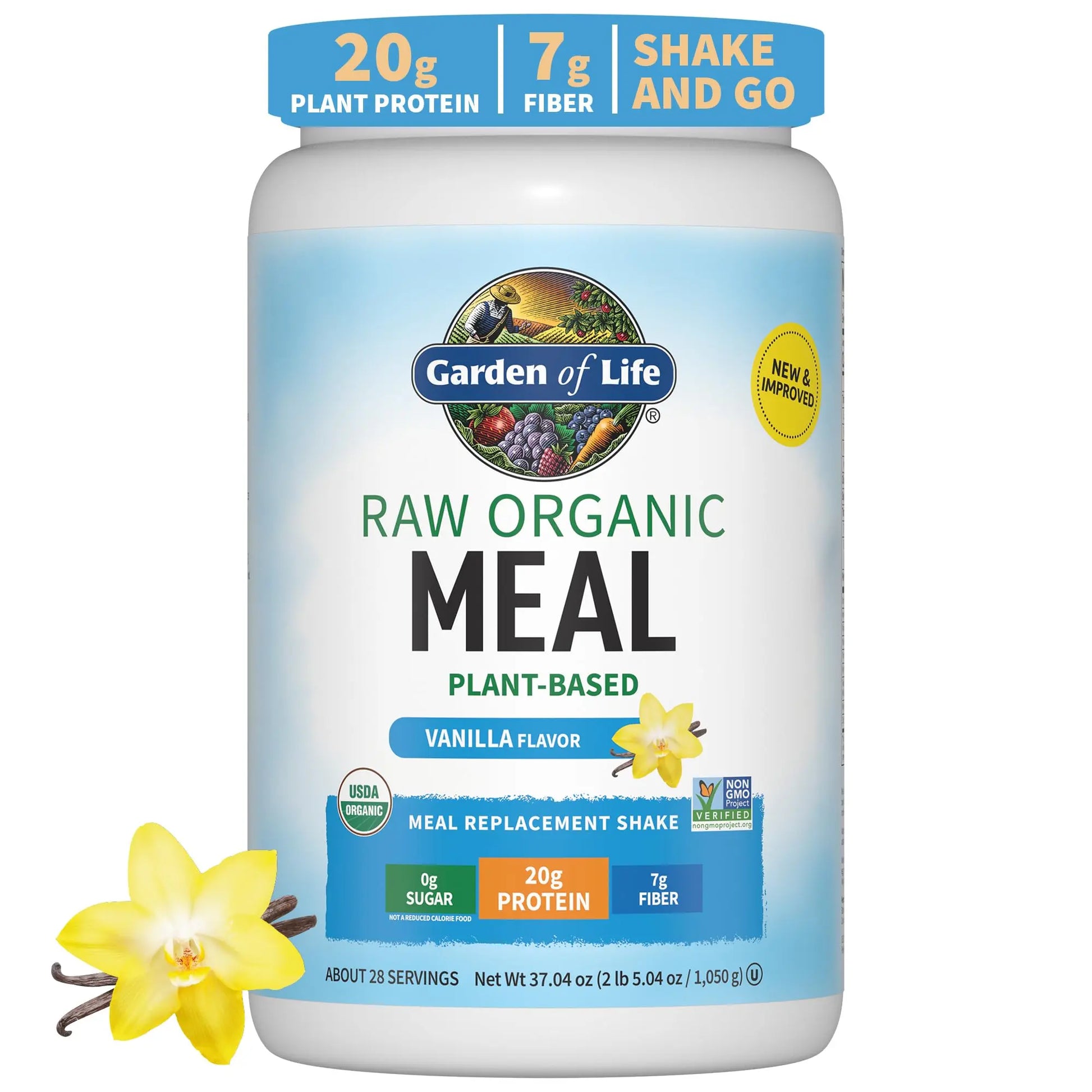 Garden of Life Raw Organic Fit Vegan Protein Powder Vanilla & Vegan Protein Powder Garden of Life Au supplements