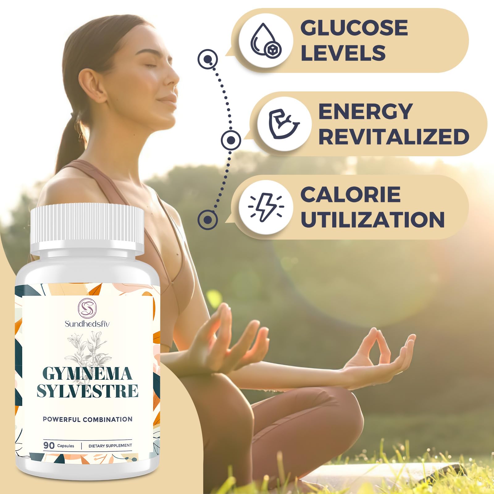 Sundhedsliv 16 in 1 Blxxd Sugr Effective Gymnema Sylvestre Supplement 2100MG | with Berberine, Cinnamon, Bitter Melon | Vitamins, Magnesium & Chromium | 2Pack Sundhedsliv Au supplements