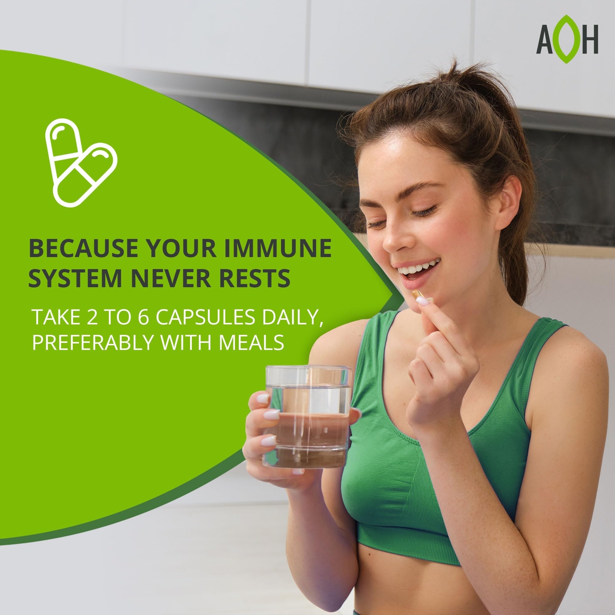 ADAPTOHEAL - Immuneheal – Adaptogen, Immune System Booster Supplement with Schisandra Chinensis, Ginseng and Mushroom Extract (90 Capsules) ADAPTOHEAL Au supplements