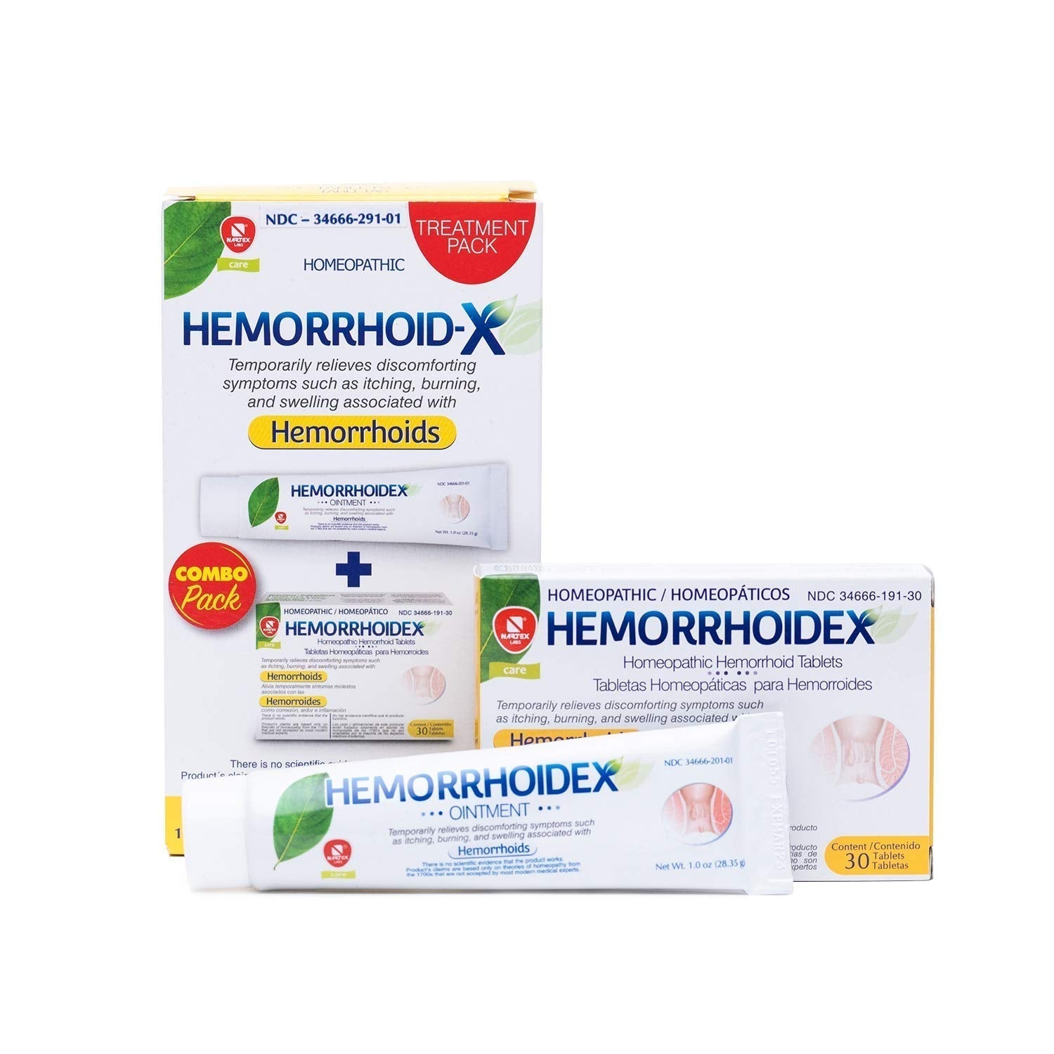 Nartex Hemorrhoid X Treatment Combo Pack 1 Tube & 30 Tablets NARTEX LABS Au supplements