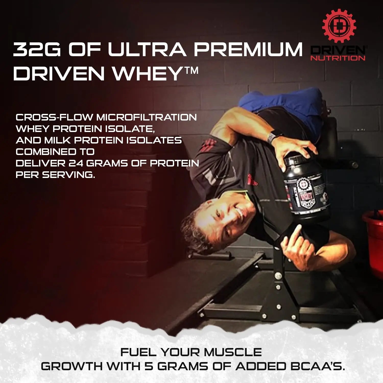 Driven WHEY- Grass Fed Whey Protein Powder: Delicious, Clean Protein Shake- Improve Driven Nutrition Au supplements