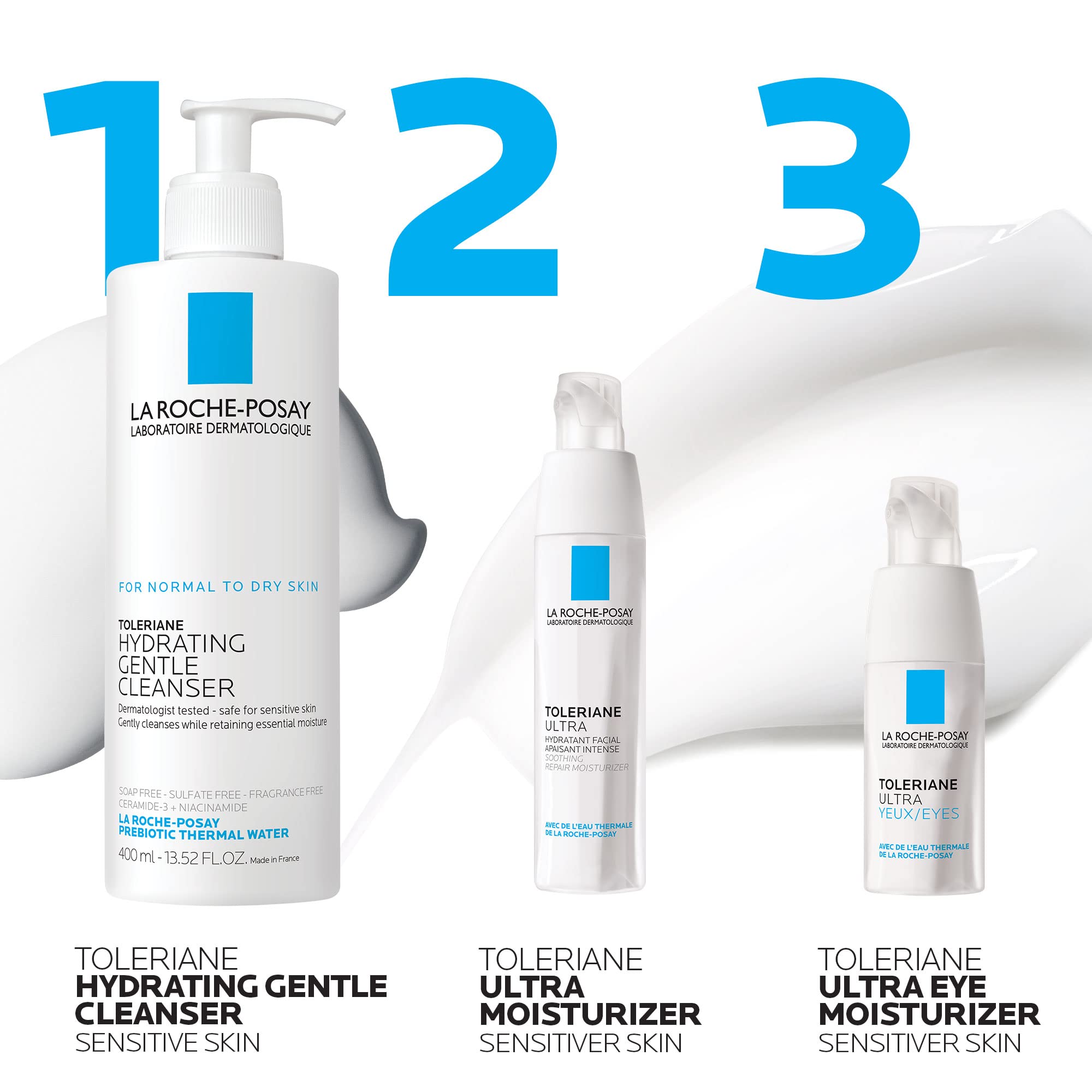 La Roche-Posay Toleriane Dermallergo Eye Cream Soothing Repair Moisturizer, Soothes and Comforts Sensitive Skin La Roche-Posay Au supplements