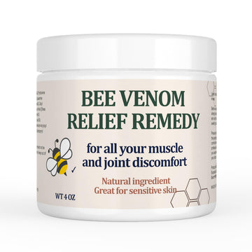 Natural Organic Bee Venom Muscle & Joint Cream, Extra Effective Muscle & Joint Care, for Neck, Hand, Feet, Knee, Muscles, Shoulder, Wrist, Elbow, Ankle, Foot Aches, Arnica, Vitamin B6 KOKOMAANE Au supplements