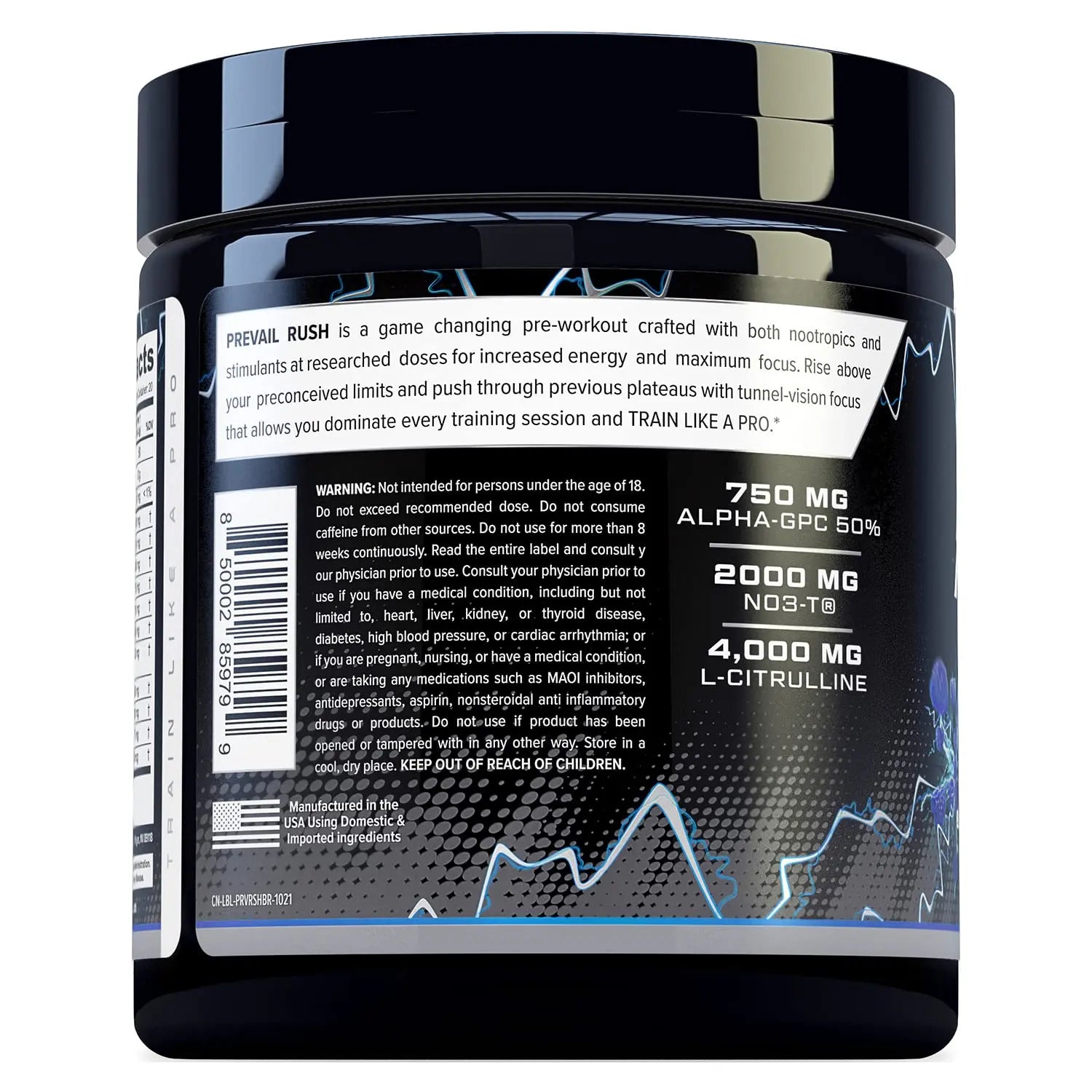 Cutler Nutrition High Stim Pre Workout Powder Prevail Rush Preworkout for Men & Women Cutler Nutrition Au supplements