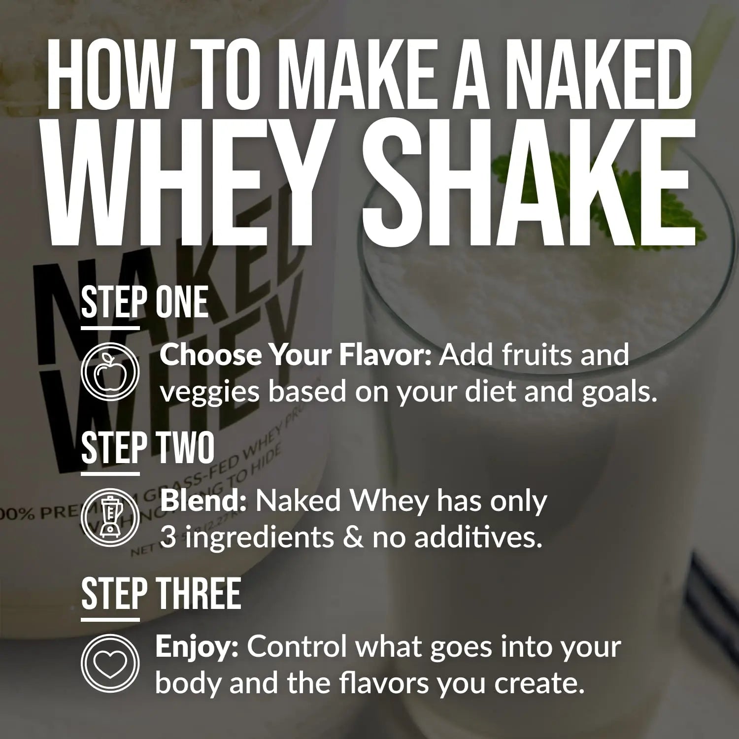 NAKED Nutrition Whey Vanilla Protein - All Natural Grass Fed Whey Protein Powder NAKED Au supplements