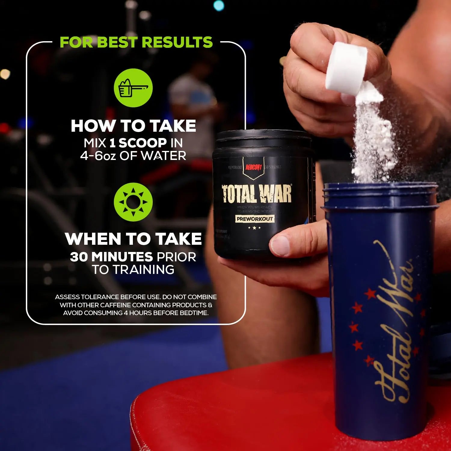 REDCON1 Total War Pre Workout - L Citrulline, Malic Acid, Green Tea Leaf Extract for Pump REDCON1 Au supplements