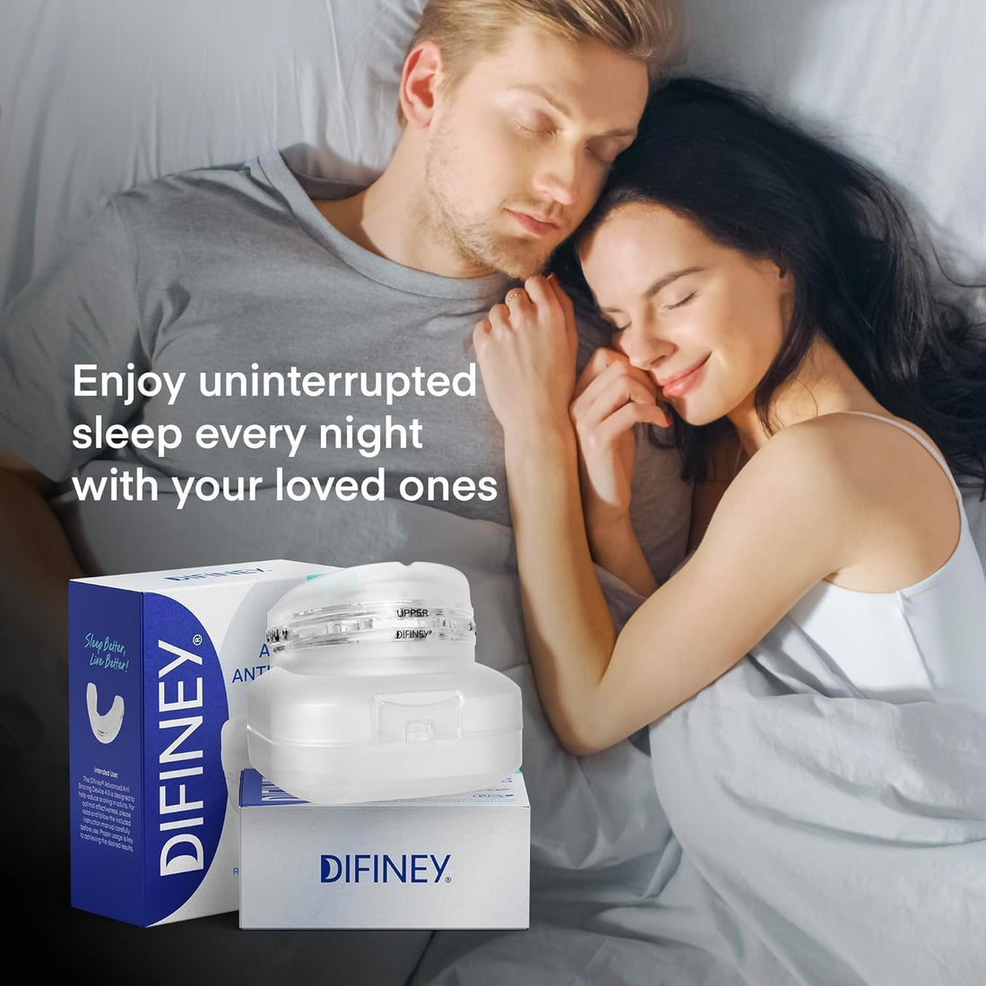 Difiney Advanced Anti Snoring Device 4.0: FDA-Cleared Snoring Solution – Adjustable Snore Stopper Mouth Guard for Men & Women – Anti Snoring Mouthpiece to Improve Sleep – Reusable Night Use Difiney Au supplements