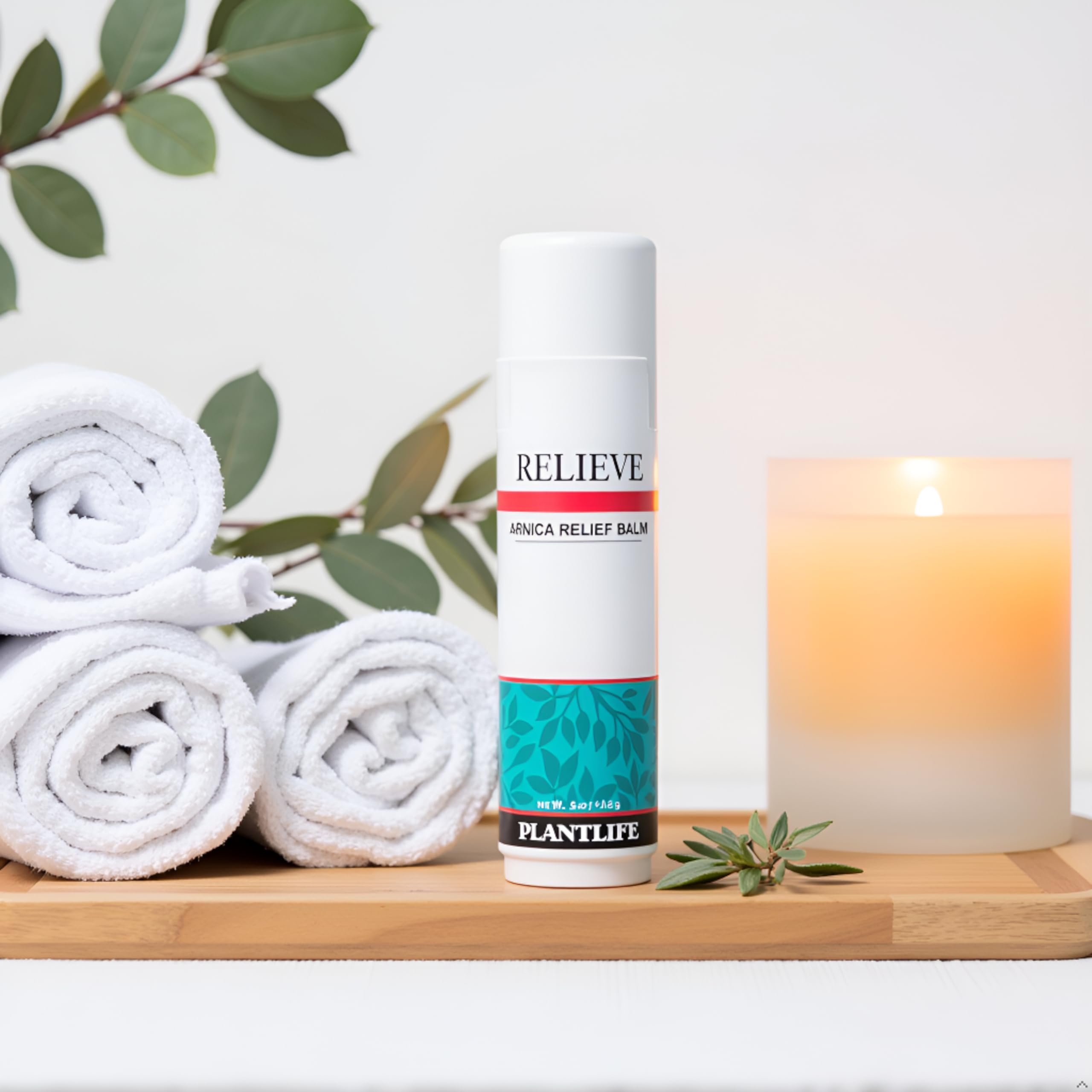 Plantlife Arnica Relieve Balm - Made with Arnica and 100% Pure Essential Oils - Relieve Products are a Homeopathic Solution for Everyday Use - Works Quickly and Effectively - Made in California Plantlife Au supplements