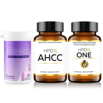 HPD Rx AHCC, Pro Fem, & ONE Bundle for Women HPD Rx Au supplements