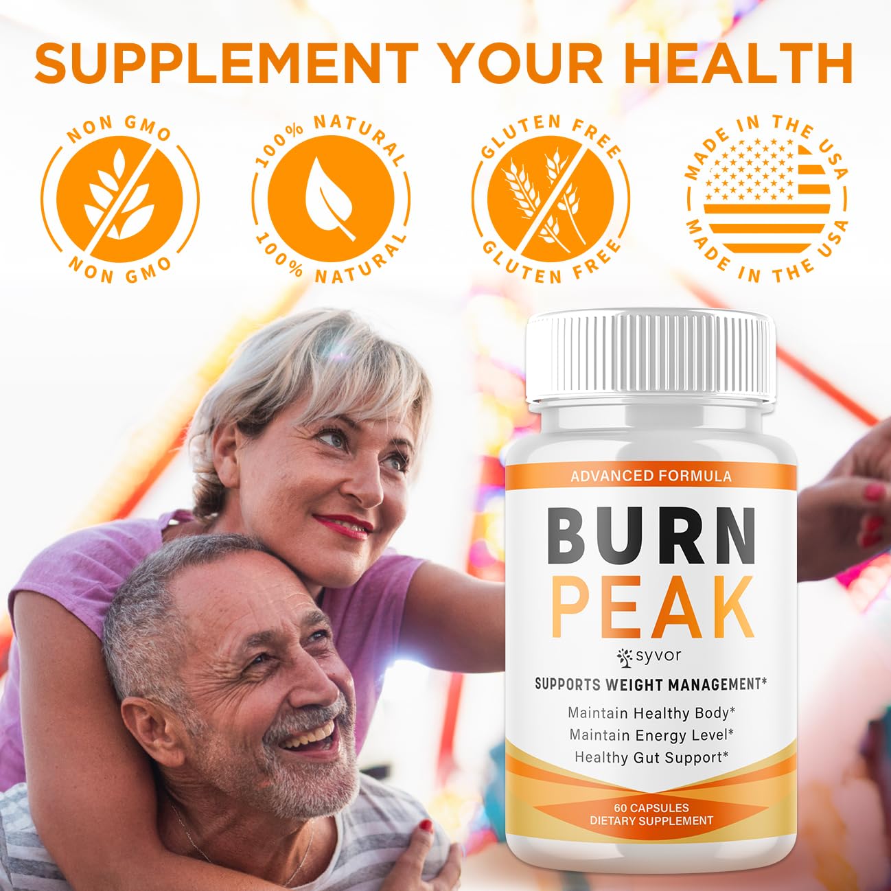 (5 Pack) Burn Peak Capsules, Official Burnpeak Pink Salt Pills with All Natural Ingredients, Advanced Health and Wellness Supplement with Premium Vitamins for Active Lifestyle Support (300 Capsules) Syvor Au supplements