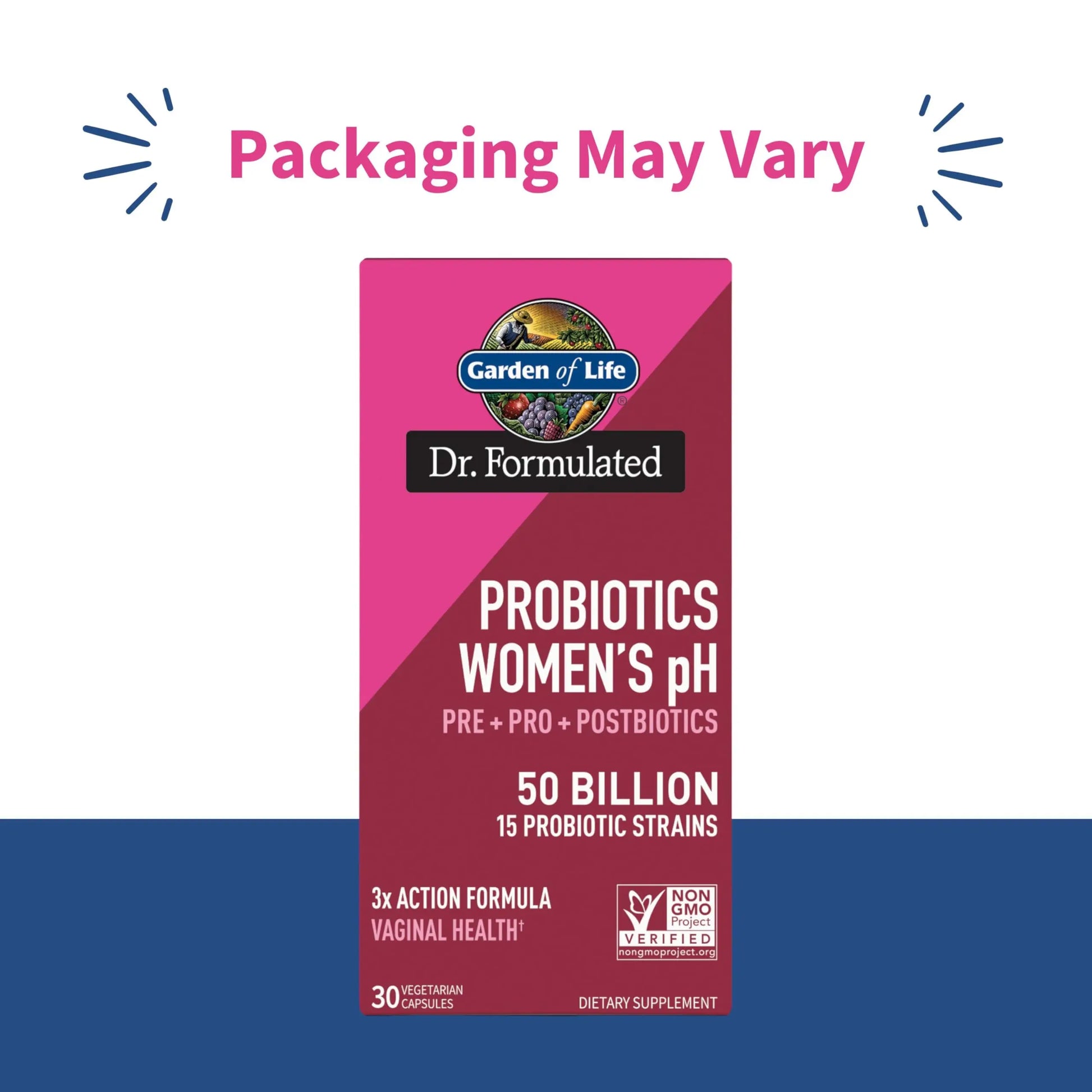Garden of Life Dr Formulated Once Daily 3-in-1 Complete Prebiotics, Postbiotics & Probiotics for Women, PRE + PRO + POSTBIOTIC Supplement for Women’s Digestive Garden of Life Au supplements