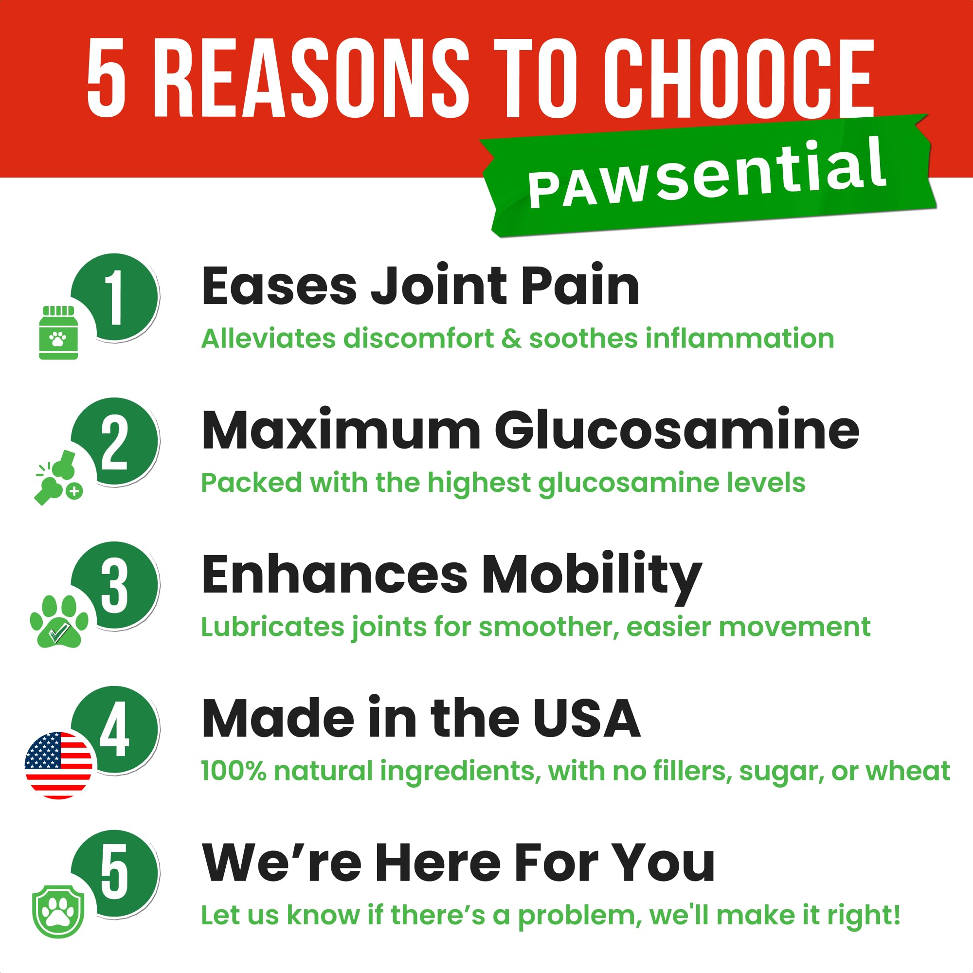 Pawsential Hemp Treats - Dog Joint Supplement - Mobility Support Chews w/Glucosamine Chondroitin, Turmeric, MSM - Hip & Joint Chews - Joint Pain Relief Treats - 120Ct Pawsential Au supplements