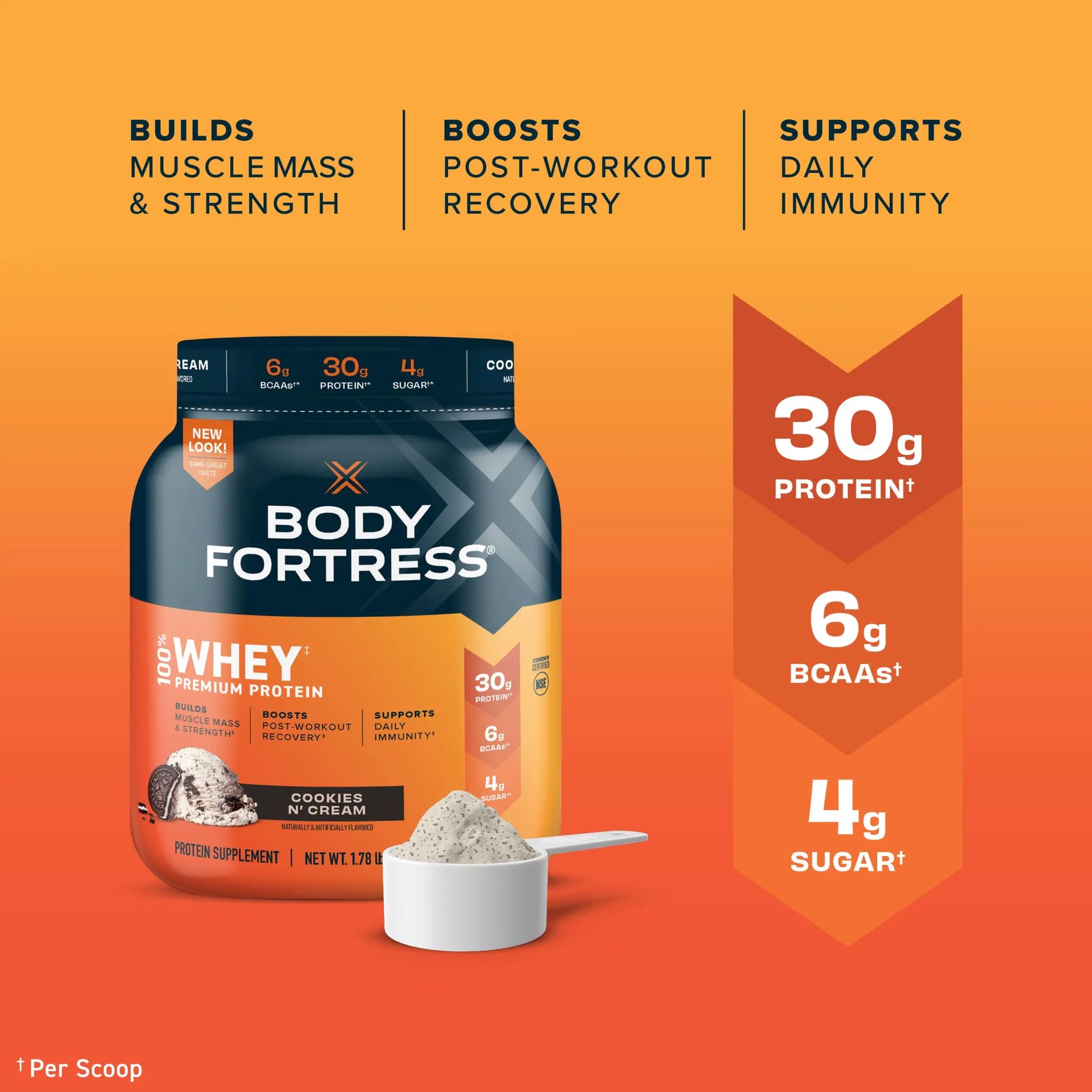 Body Fortress Super Advanced Isolate Protein Powder, Gluten Free, Vanilla Creme Flavored Body Fortress Au supplements