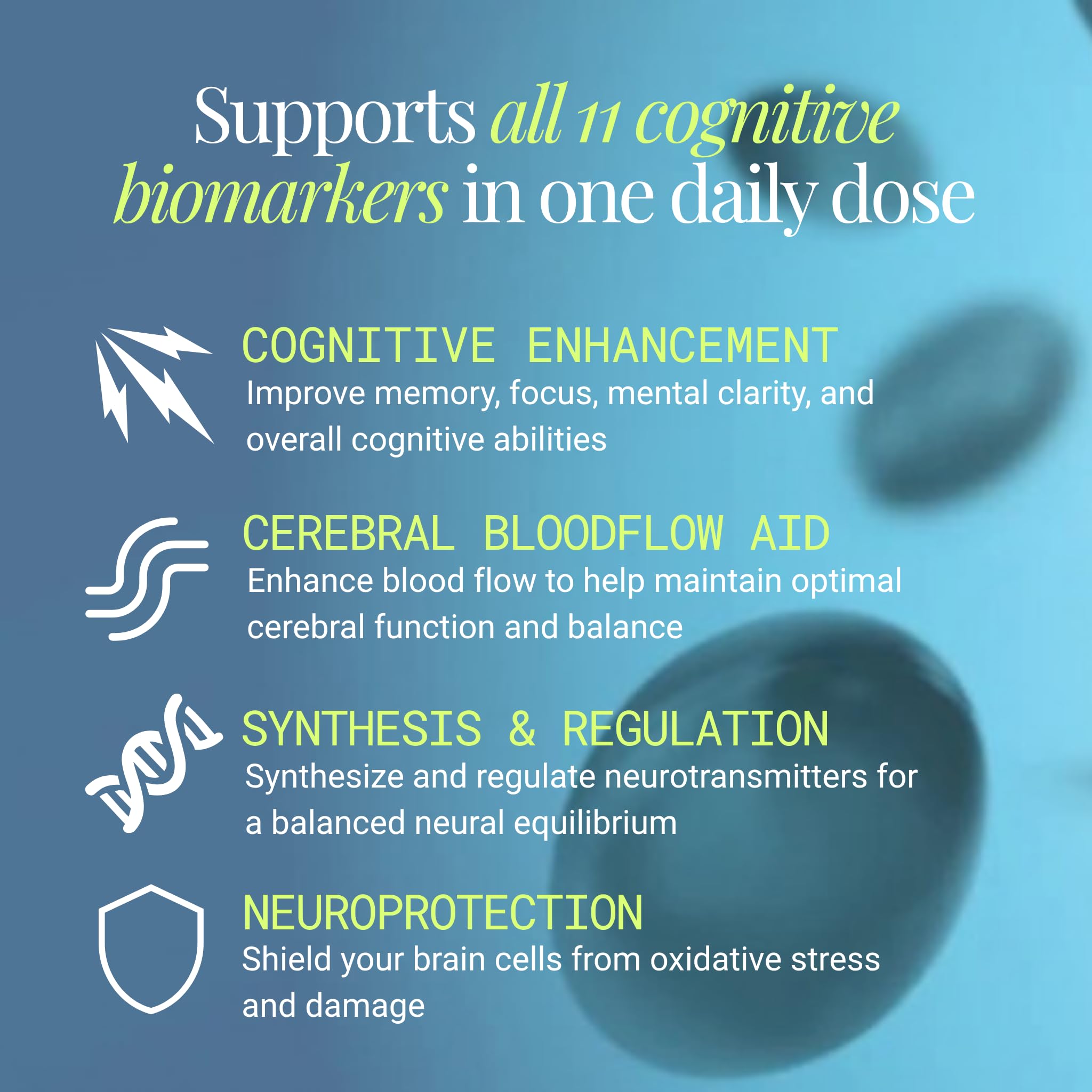 Essential Brain Health Supplements Nootropic for Memory and Focus – for Adults with NanoCap® Technology, Phosphatidylserine, Bacopa, Ginkgo Biloba, Omega 3, B6, B12, 60 Softgels by Greedy® Nutrition Platinum Health Au supplements