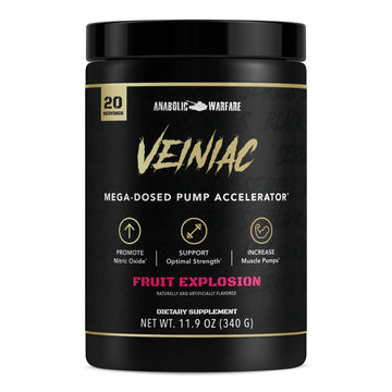 Anabolic Warfare Veiniac Muscle Pump Activator Supplement Stimulant Free Pre-Workout Anabolic Warfare Au supplements