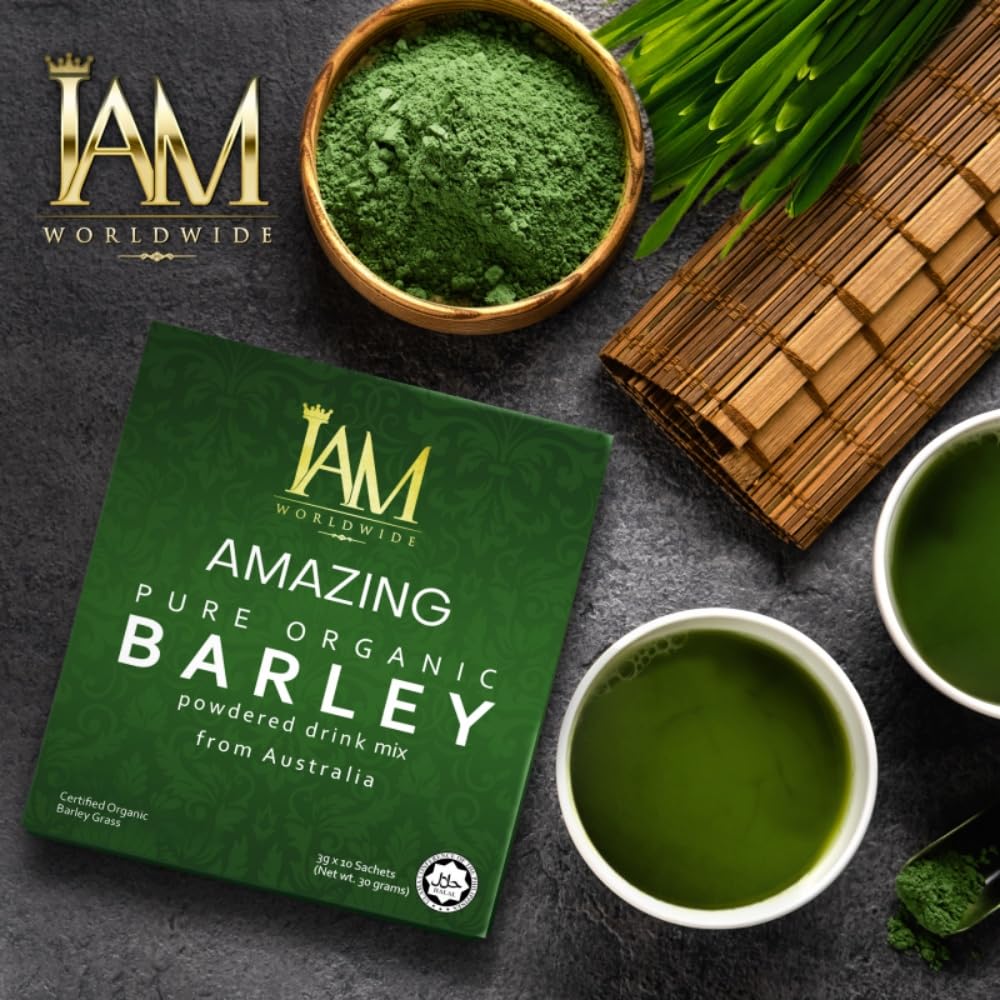 IAM Amazing Pure Organic Barley Powder Drink Barley Green Natural Blend XLXZHYF Au supplements