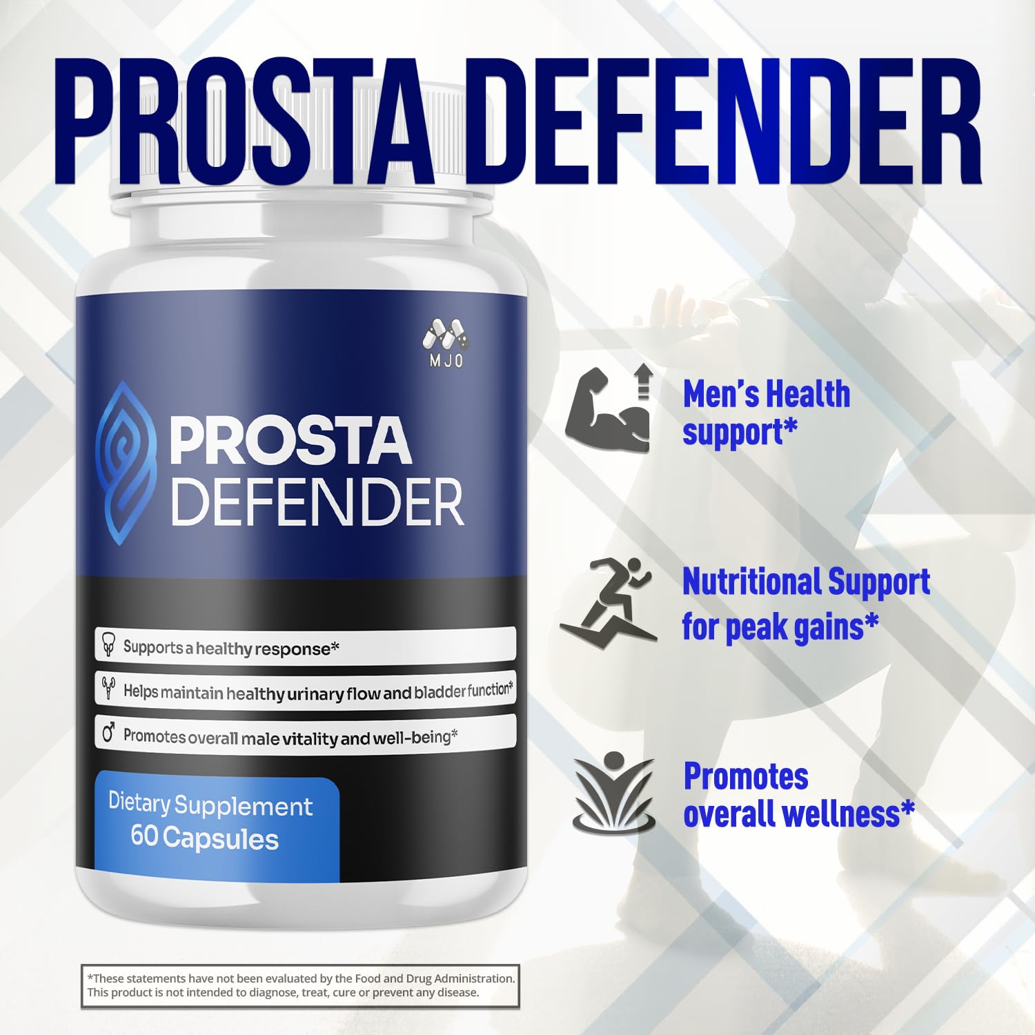 (3 Pack) Prosta Defender Capsules, Official Prostadefender Pills with All Natural Ingredients, Advanced Overall Health and Wellness Supplement, Natural Maximum Strength Vitamin Formula (180 Capsules) MJO Au supplements