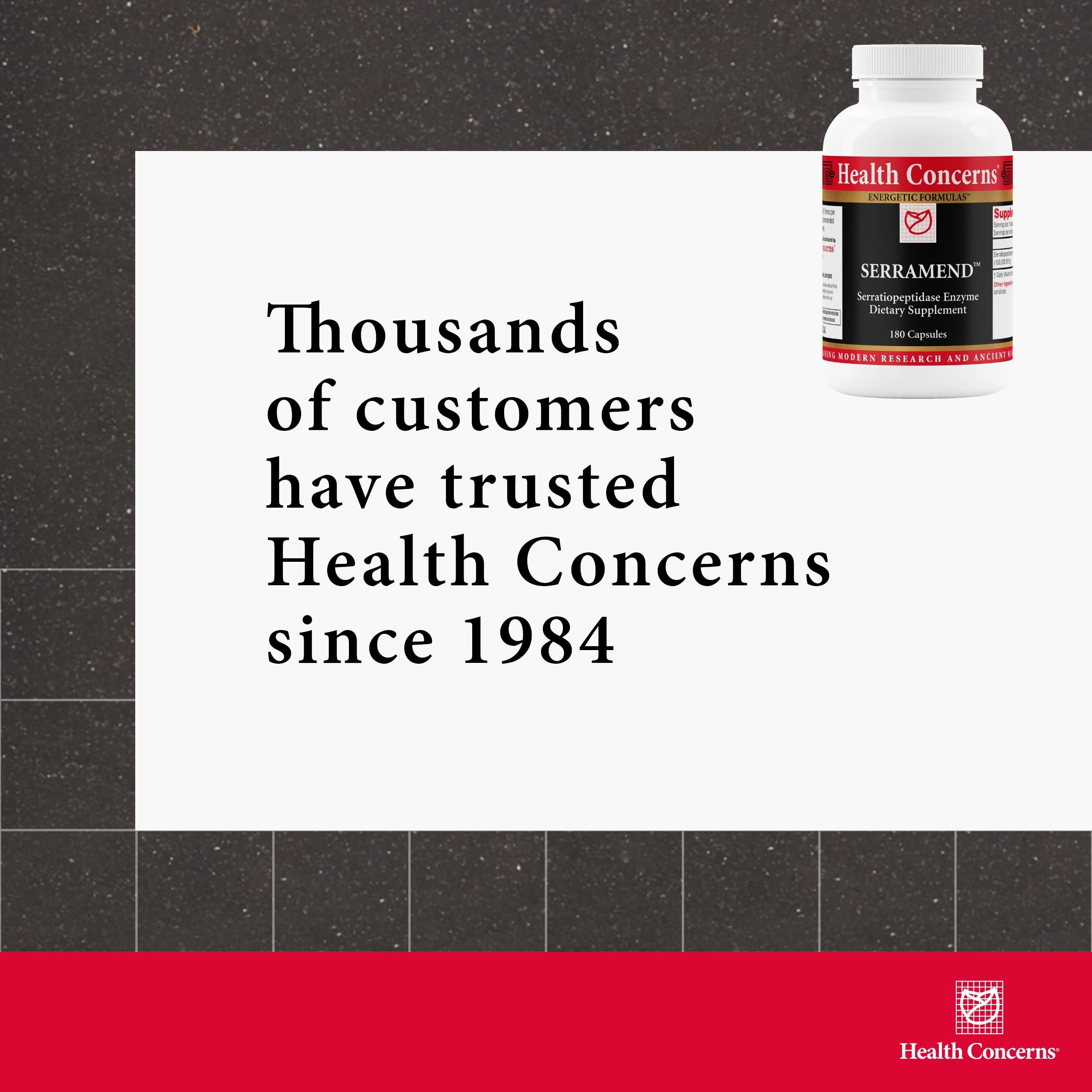 Health Concerns Serramend – Immune Defense Support Supplement – Serrapeptase Proteolytic Enzyme – Blood Circulation – Chinese Herbal Supplement for Men & Women – 180 Capsules Health Concerns Au supplements