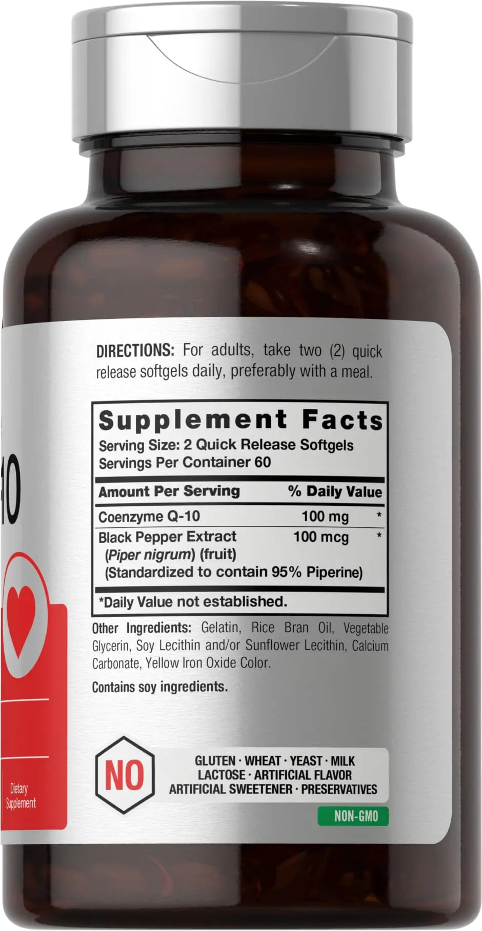 Horbäach CoQ10 100mg Softgels | 120 Count | Non-GMO and Gluten Free Supplement Horbäach Au supplements