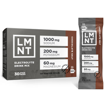 LMNT Zero Sugar Hot Chocolate or Coffee Mixer - Chocolate Salt | Drink Mix | 30-Count Drink LMNT Au supplements