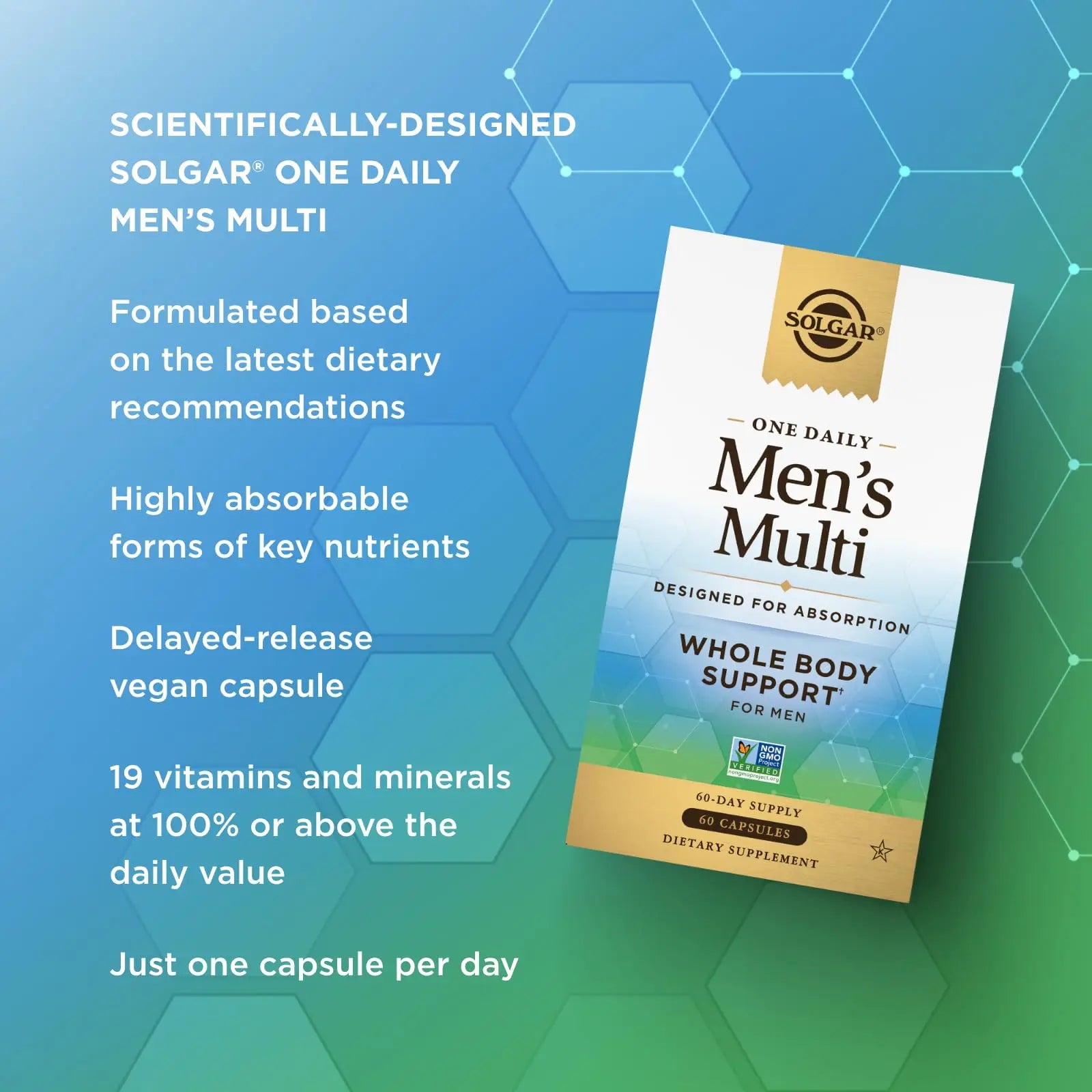 SOLGAR One a Day Women & Mens Bundle:Daily Women's Multi Whole Body Support, 60 Servings + Daily Men's Multivitamin Whole Body Support Supplement, 60 Servings SOLGAR Au supplements