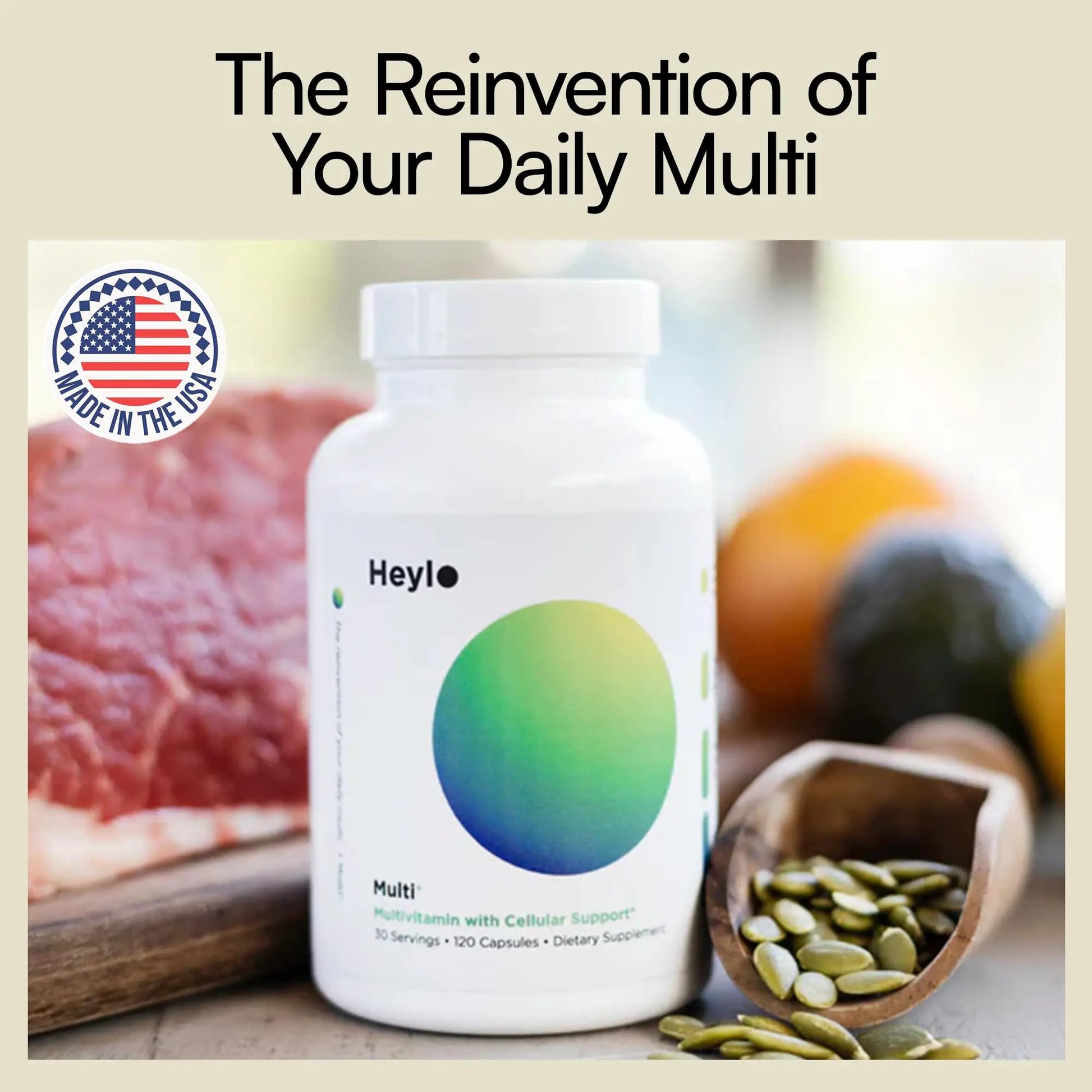 Heylo Multi+ Advanced Multivitamin Supplement – Boosts Energy, Enhances Immune Support, Provides Antioxidant Protection, Promotes Detoxification Heylo Health Au supplements
