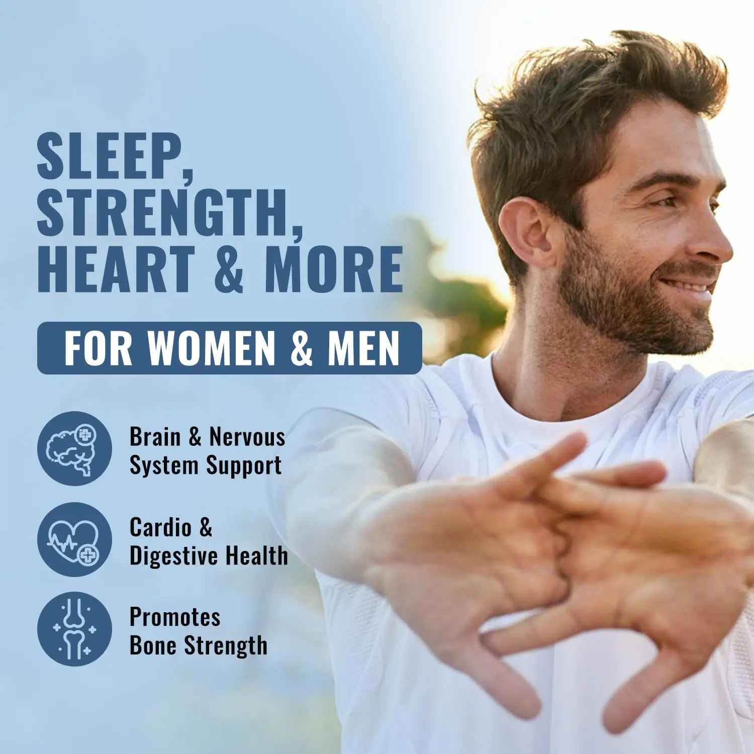 10-in-1 Magnesium Supplement 500 mg | High Absorption Magnesium Complex with Mag Glycinate, Citrate, Vitamin B6 Magnesium for Sleep, Muscle, Bone & Heart Health, Vegan & Gluten-Free, 45 Day Supply Total Nutra Au supplements