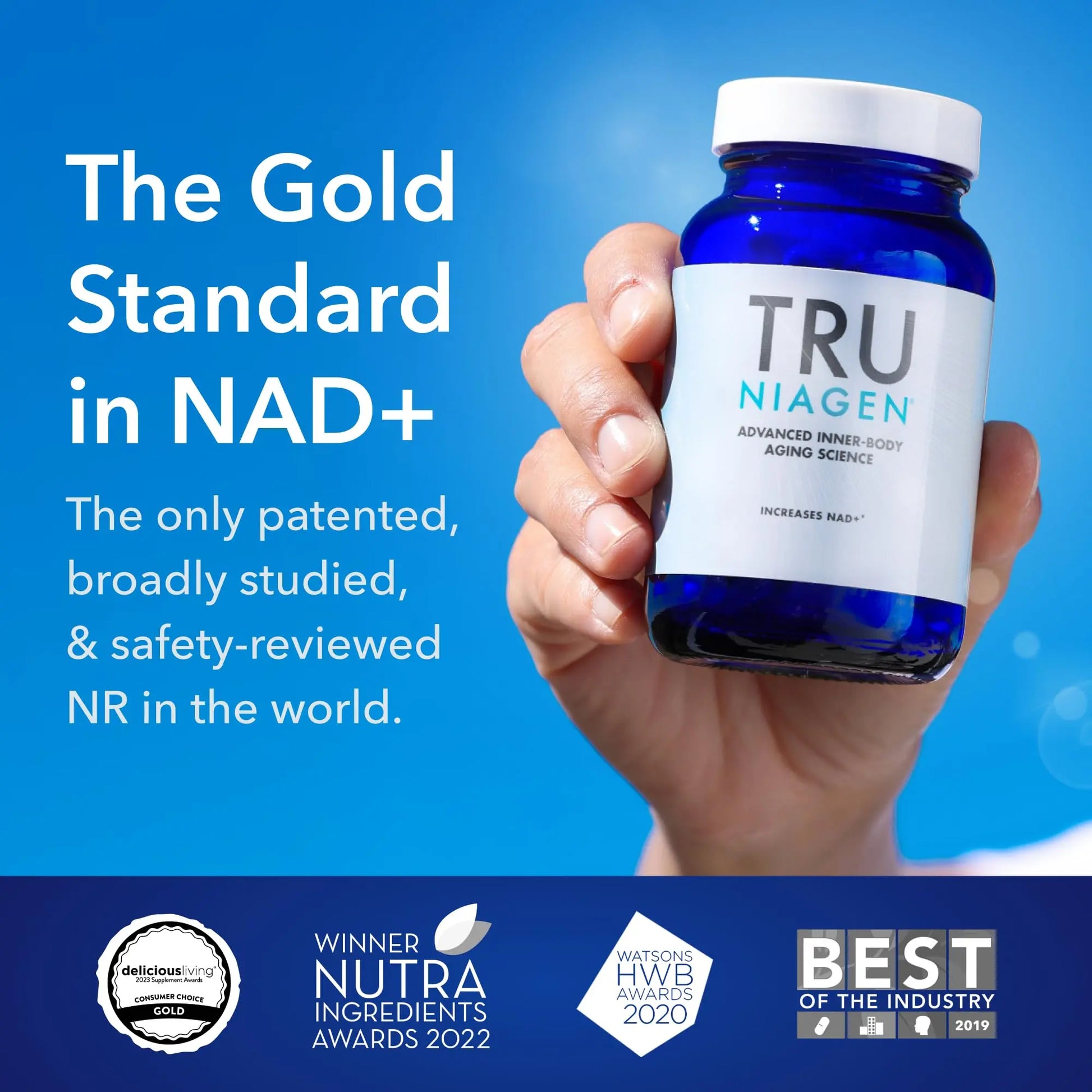 TRU NIAGEN Patented NAD Supplement for Brain Function, Anti Aging & Cell Regeneration, 300mg Niagen, 30 Servings | Supports Cellular Energy, Muscle | Nicotinamide Riboside (NR) Take 1 Daily | 2 Bottle TRU NIAGEN Au supplements