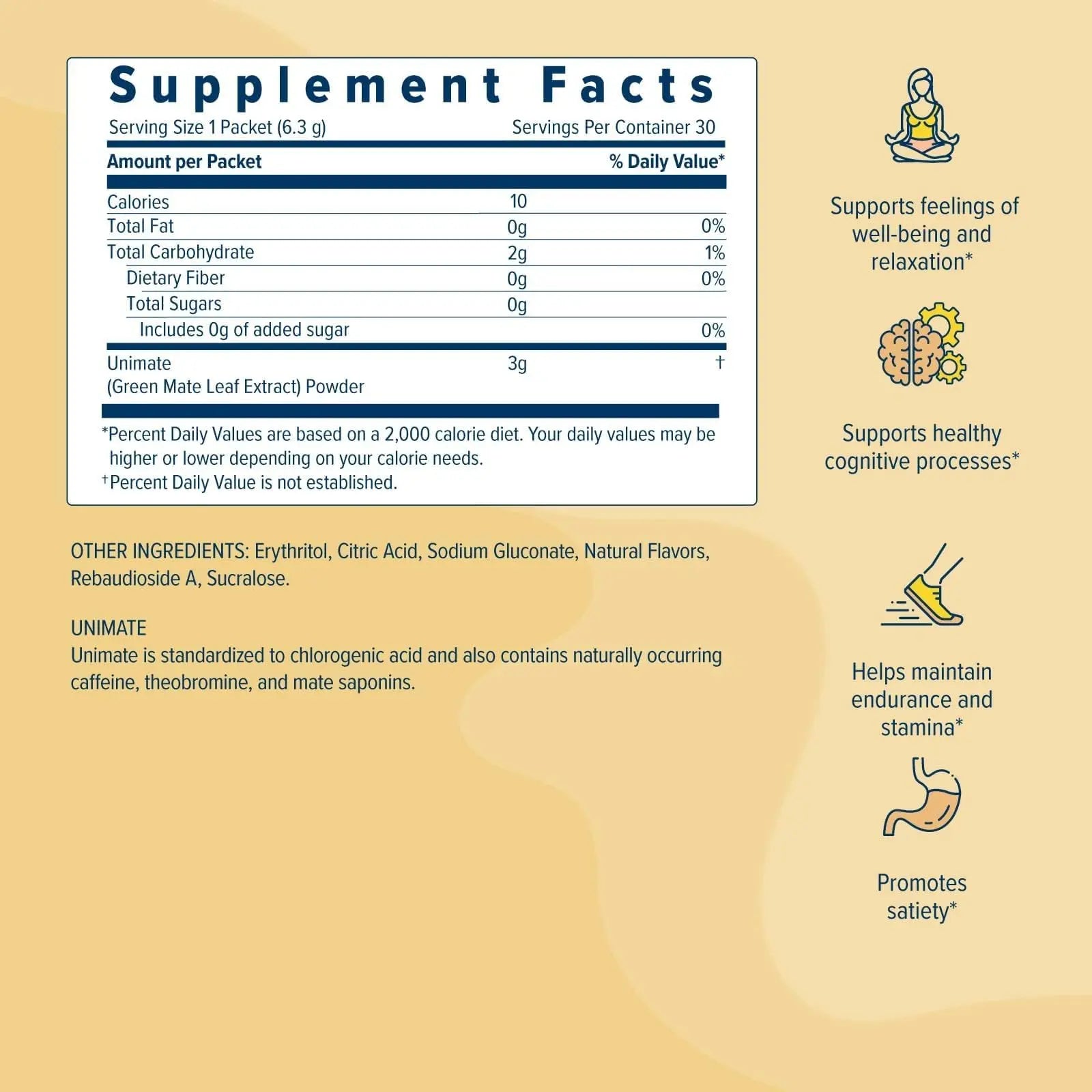 Unicity UNIMATE (Lemon Ginger, 30 Pouches) Unicity Au supplements