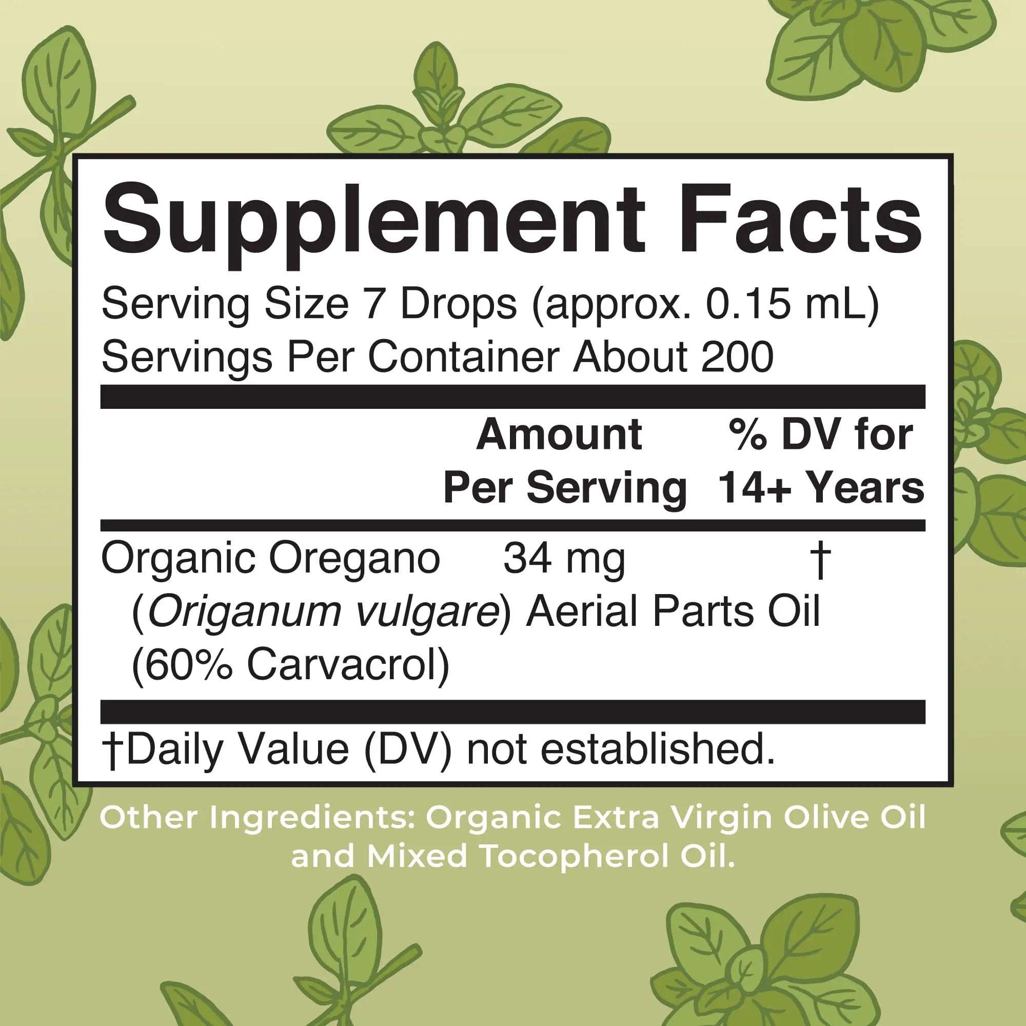 MaryRuth Organics Oregano Oil Drops | 6 Month Supply | USDA Organic Oil of Oregano Liquid | Herbal Blend for Immune Support | Digestive Health | Overall Health MARYRUTH'S Au supplements