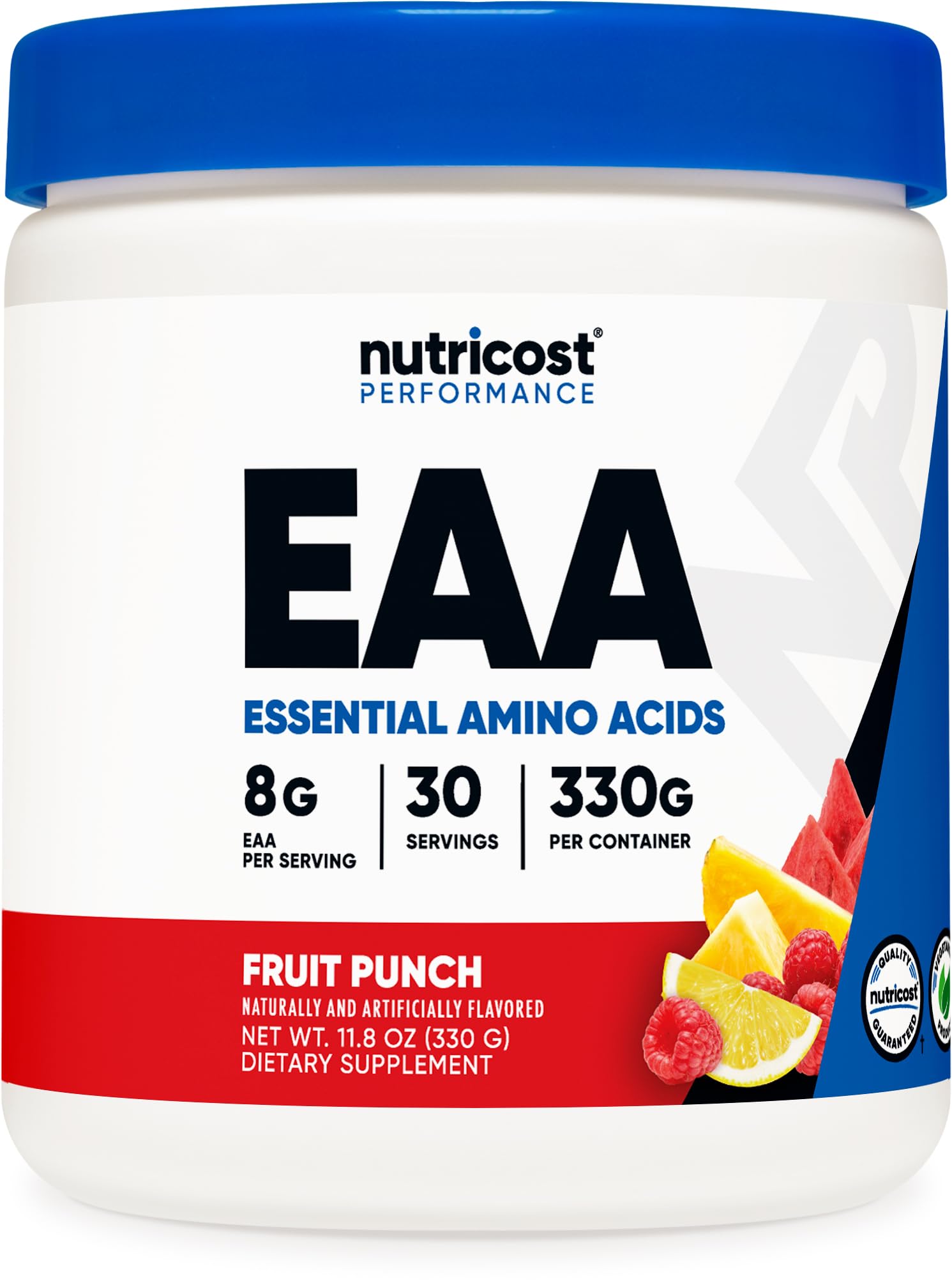 Nutricost EAA Powder 30 Servings (Fruit Punch) - Essential Amino Acids - Non-GMO, Gluten Free, Vegetarian Friendly Nutricost Au supplements