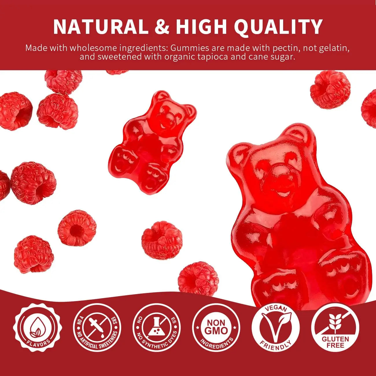 Cofure Triple Magnesium Complex 900 mg, Magnesium Glycinate, Citrate, Malate with Potassium, Calcium, Vitamin B6 for Calm & Sleep - Vegan, Non-GMO, Gluten Free - 120 Raspberry Gummies for Adults Cofure Au supplements