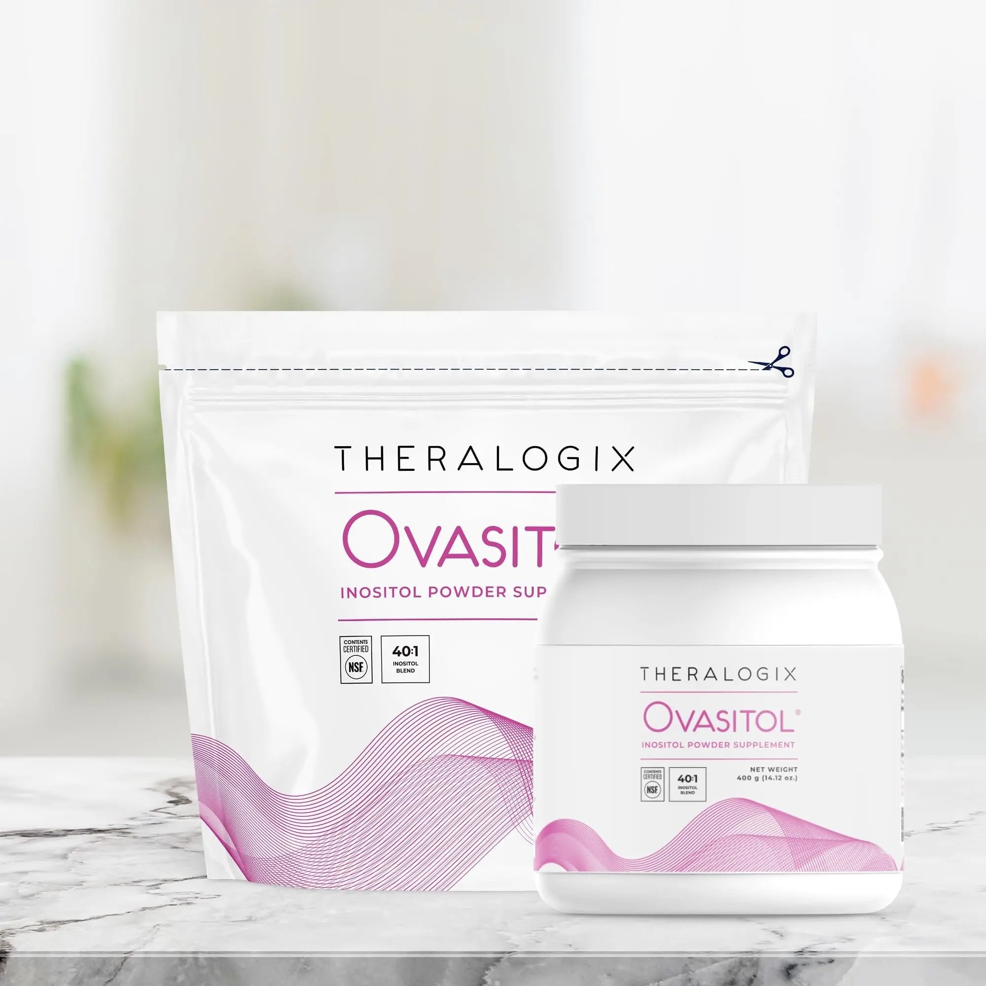 Theralogix Ovasitol Inositol Powder - 60 Servings - Myo-Inositol & D-Chiro Inositol Theralogix Au supplements