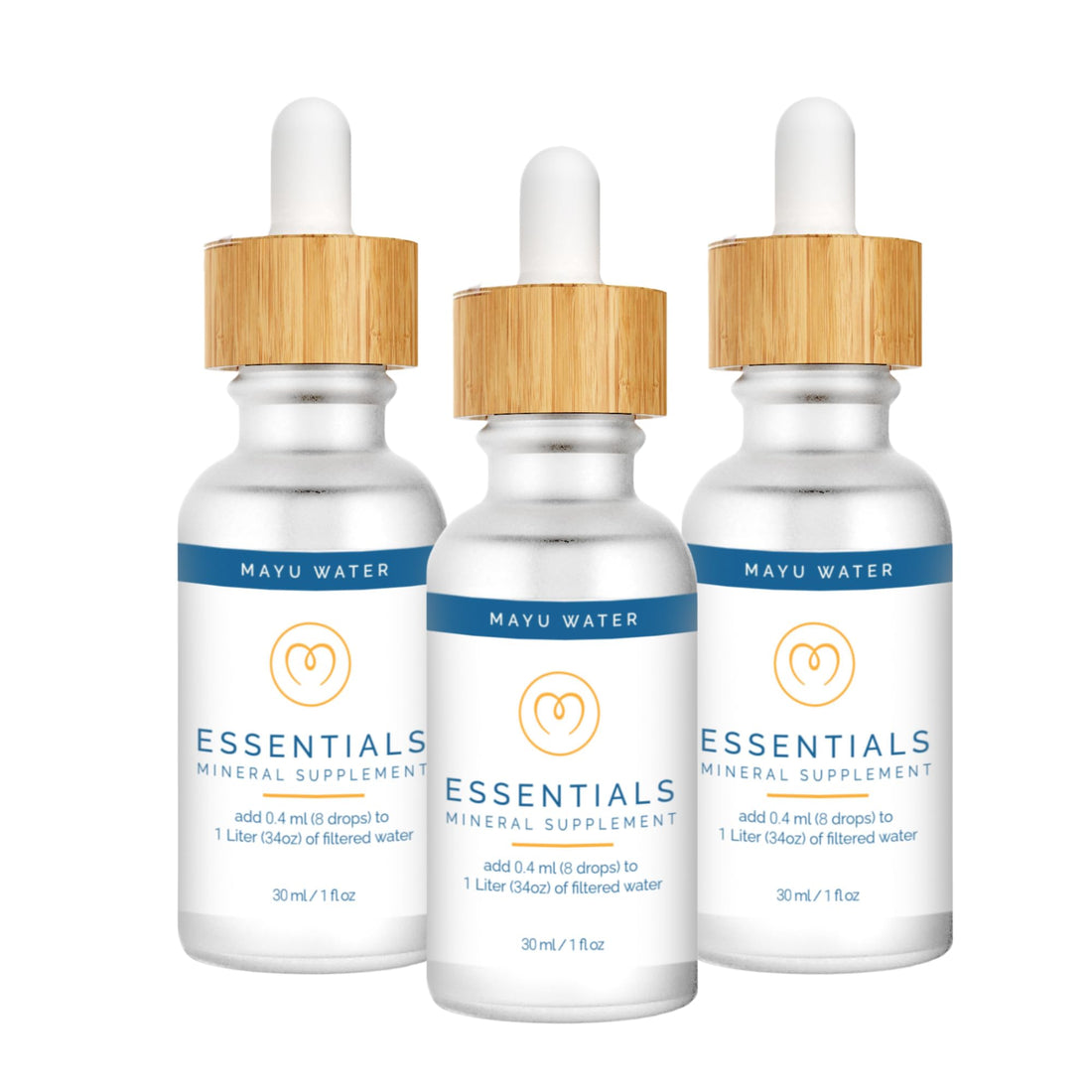 MAYU Trace Mineral Drops - 3 Bottles - 80+ Full-Spectrum Ionic Minerals for Water - Great-Tasting Mineral Supplement for Hydration - Magnesium, Potassium & Zinc - No Additives - 90 Servings mayu Au supplements